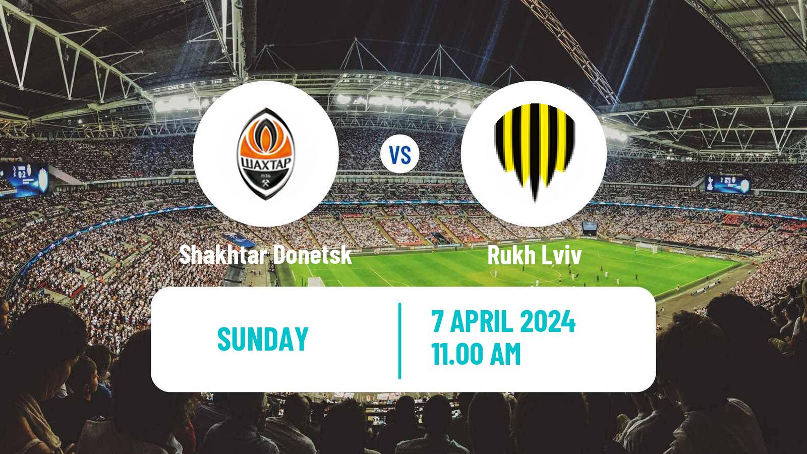 Soccer Ukrainian Premier League Shakhtar Donetsk - Rukh Lviv