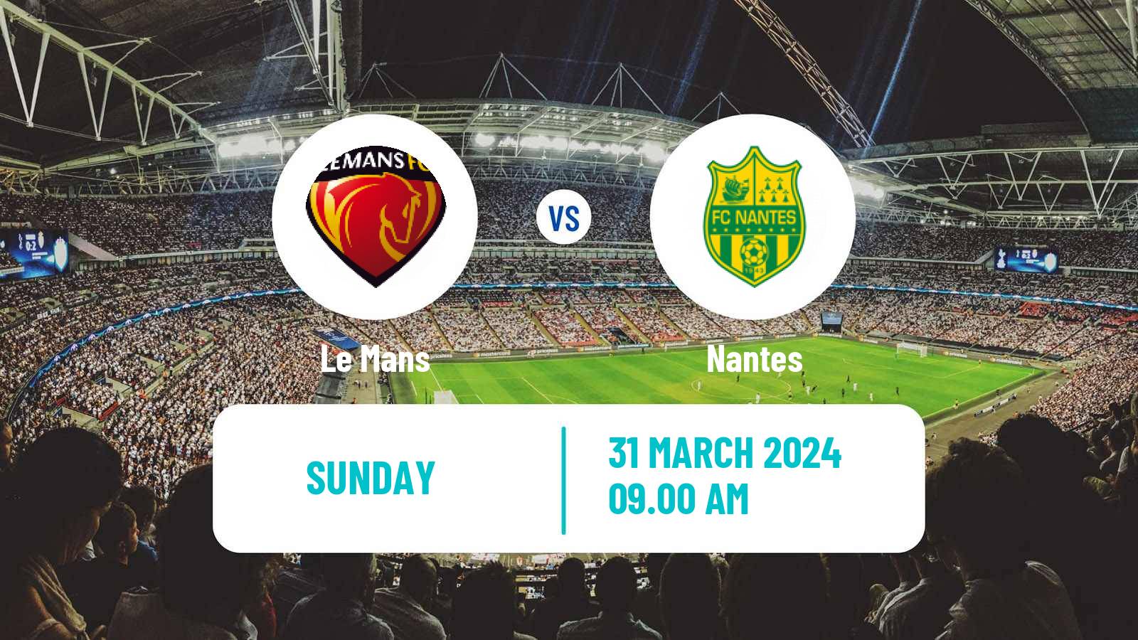 Soccer French Division 2 Women Le Mans - Nantes