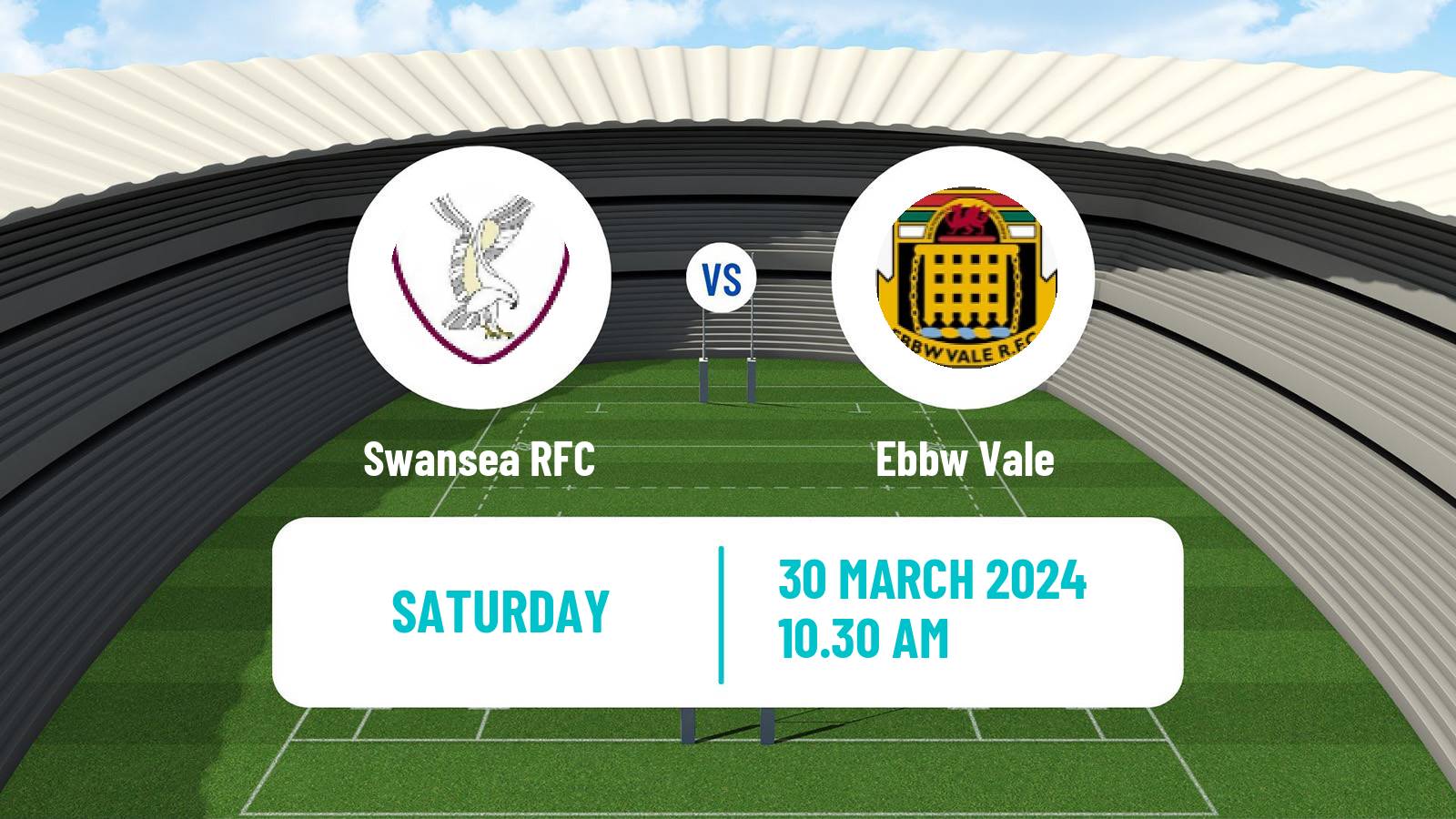 Rugby union Welsh Premier Division Rugby Union Swansea - Ebbw Vale