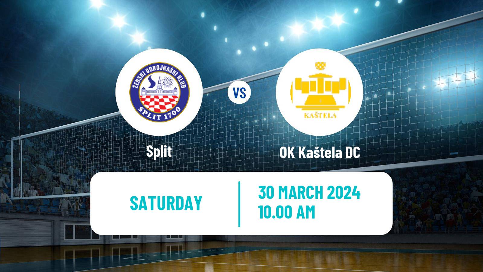 Volleyball Croatian Superliga Volleyball Women Split - OK Kaštela DC