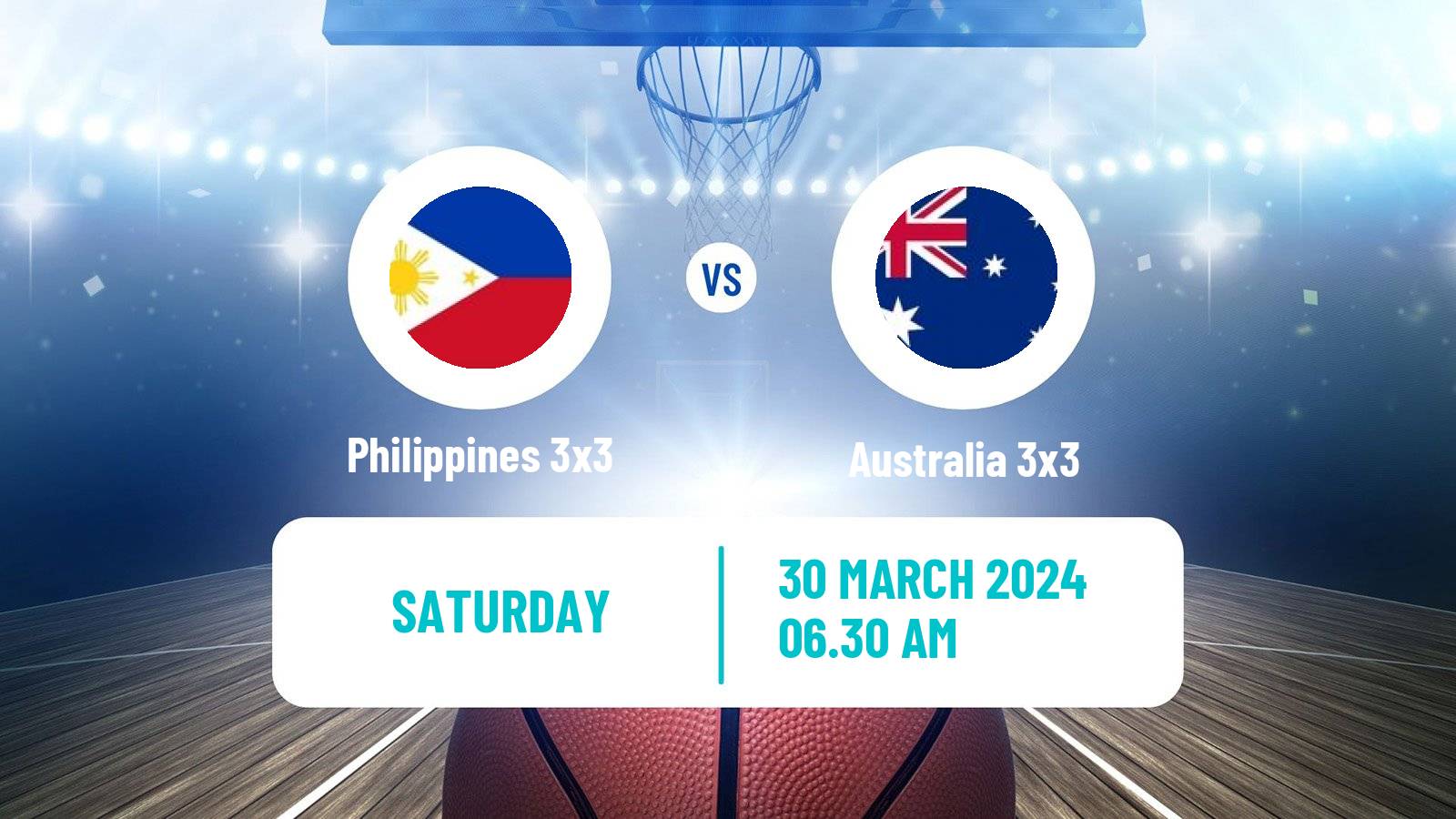Basketball Asia Cup 3x3 Philippines 3x3 - Australia 3x3