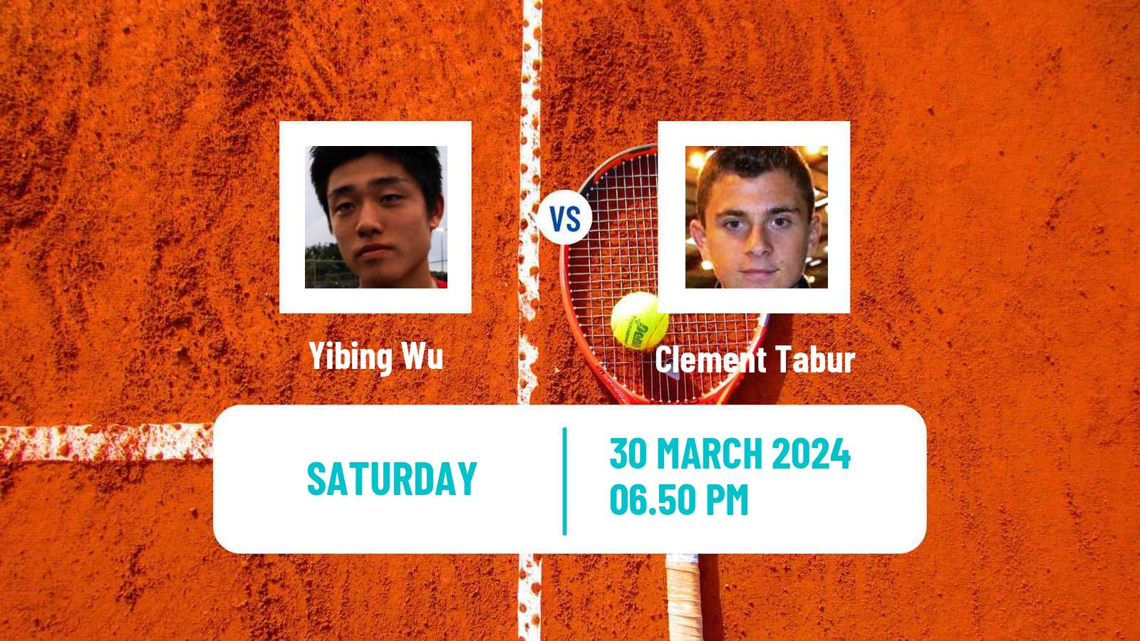 Tennis ATP Houston Yibing Wu - Clement Tabur