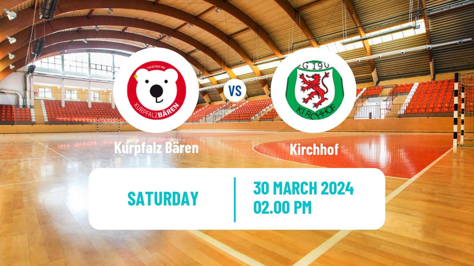 Handball German 2 Bundesliga Handball Women Kurpfalz Bären - Kirchhof