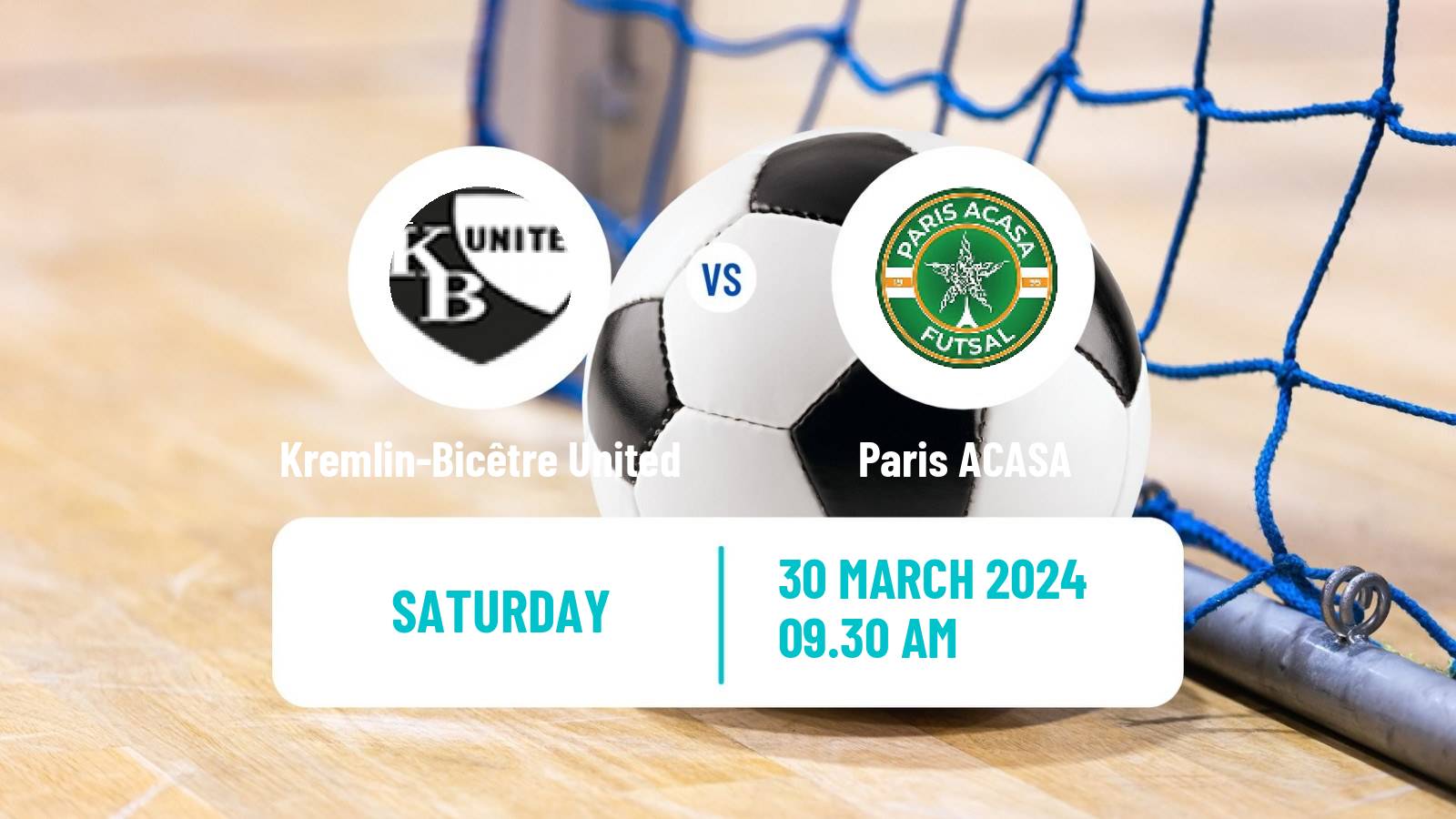 Futsal French D1 Futsal Kremlin-Bicêtre United - Paris ACASA