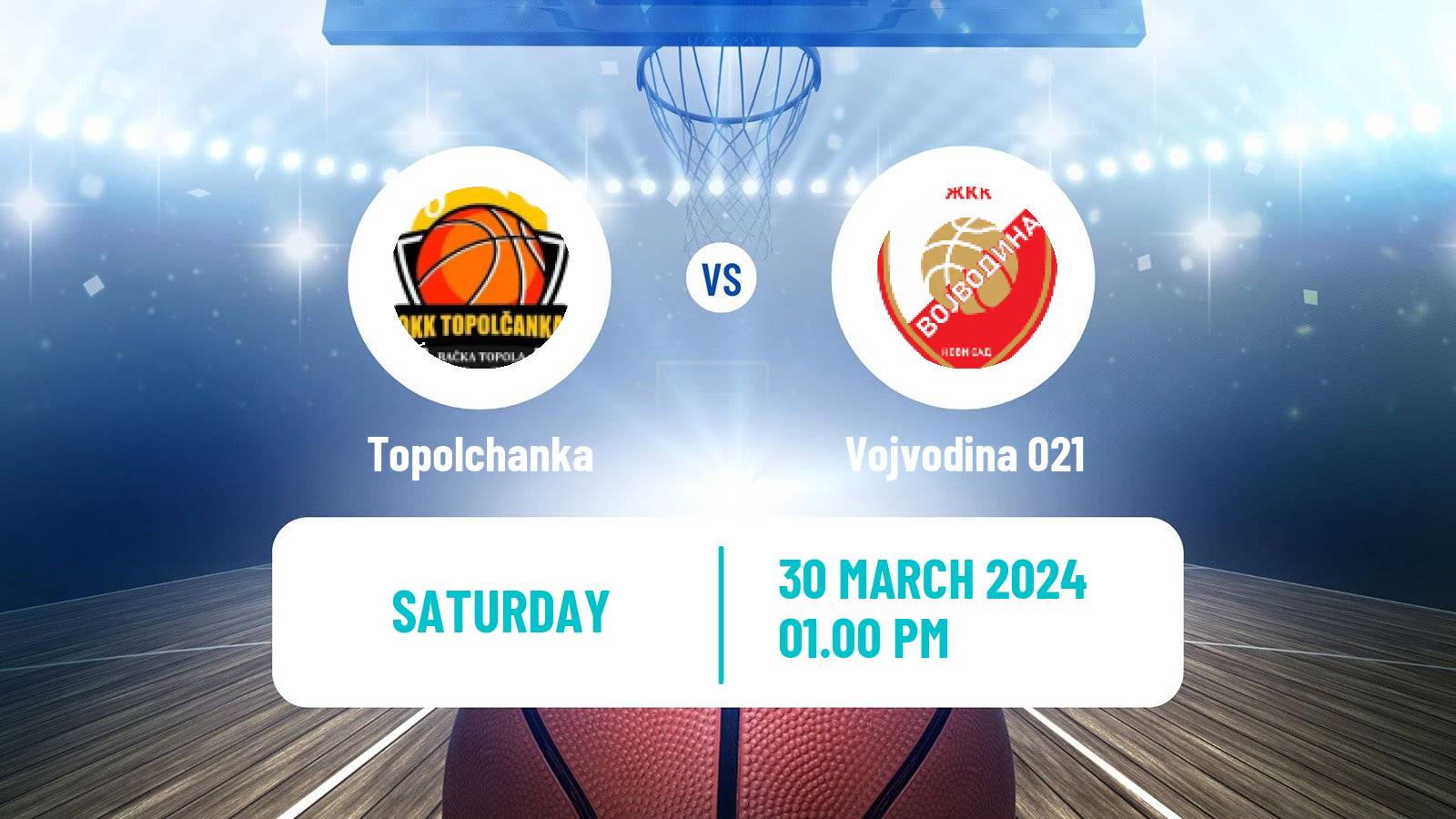 Basketball Serbian 1 ZLS Basketball Women Topolchanka - Vojvodina 021