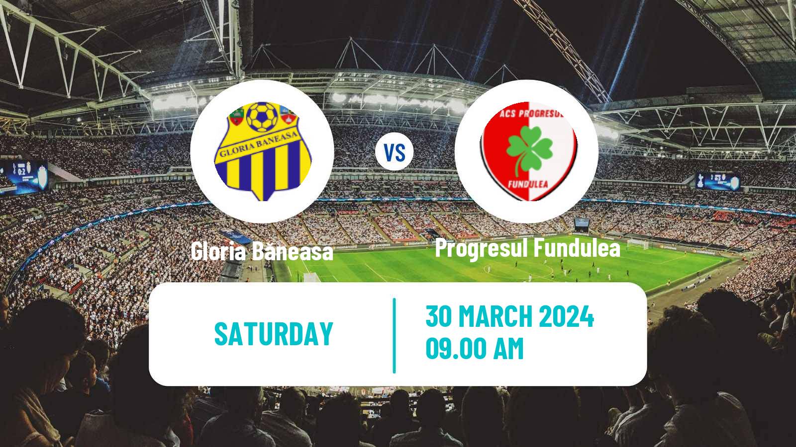 Soccer Romanian Liga 3 - Seria 3 Gloria Băneasa - Progresul Fundulea