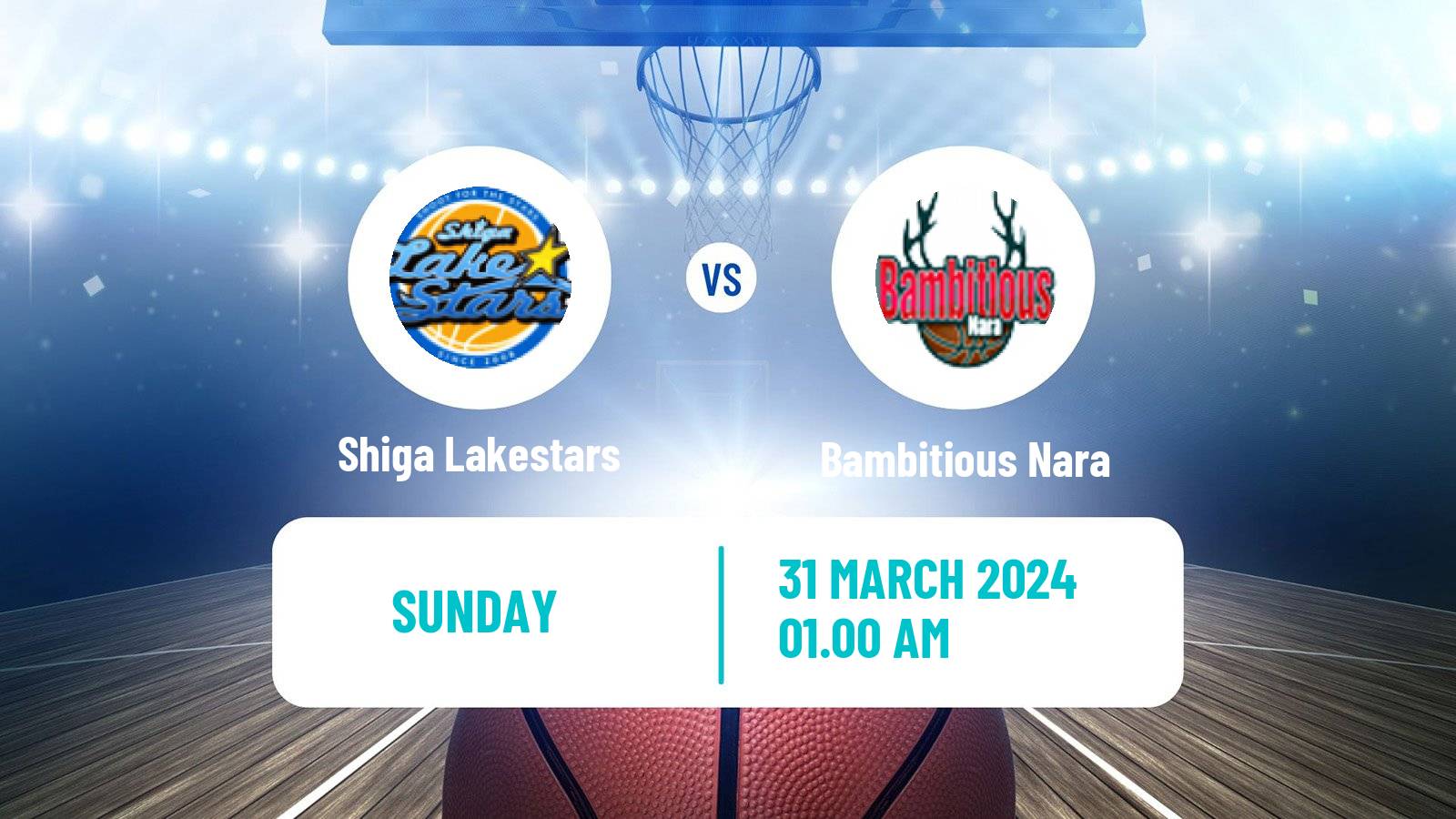 Basketball Japan B2 League Basketball Shiga Lakestars - Bambitious Nara