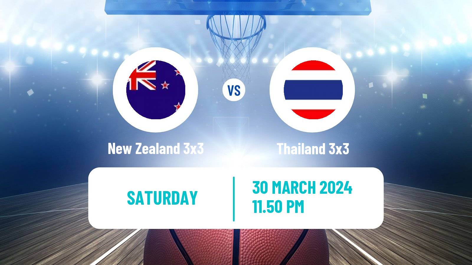 Basketball Asia Cup 3x3 New Zealand 3x3 - Thailand 3x3