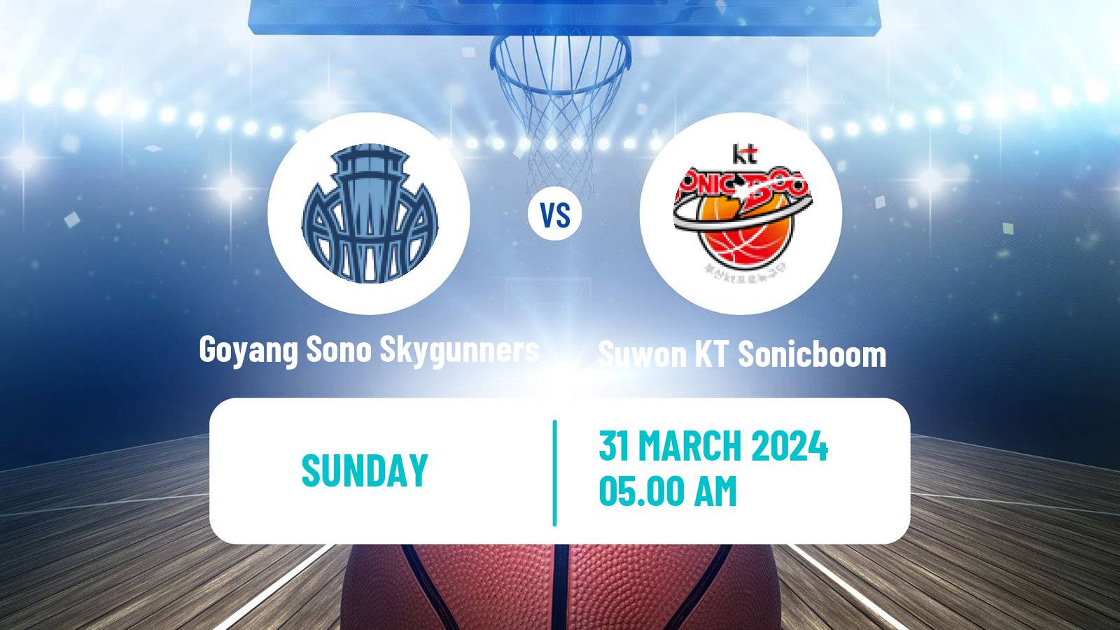 Basketball KBL Goyang Sono Skygunners - Suwon KT Sonicboom