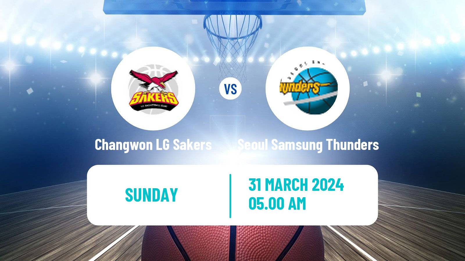 Basketball KBL Changwon LG Sakers - Seoul Samsung Thunders