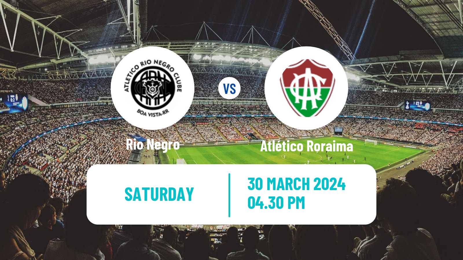 Soccer Brazilian Campeonato Roraimense Rio Negro - Atlético Roraima