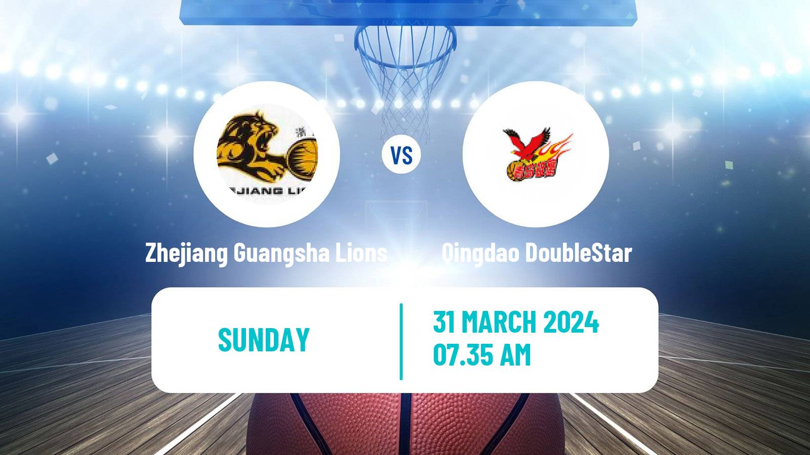 Basketball CBA Zhejiang Guangsha Lions - Qingdao DoubleStar