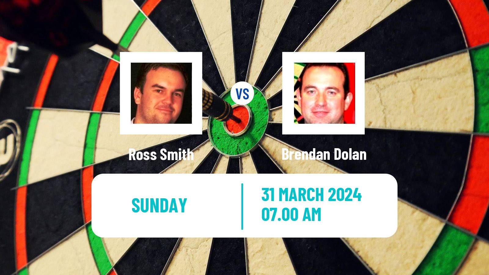 Darts European Tour 2 Ross Smith - Brendan Dolan