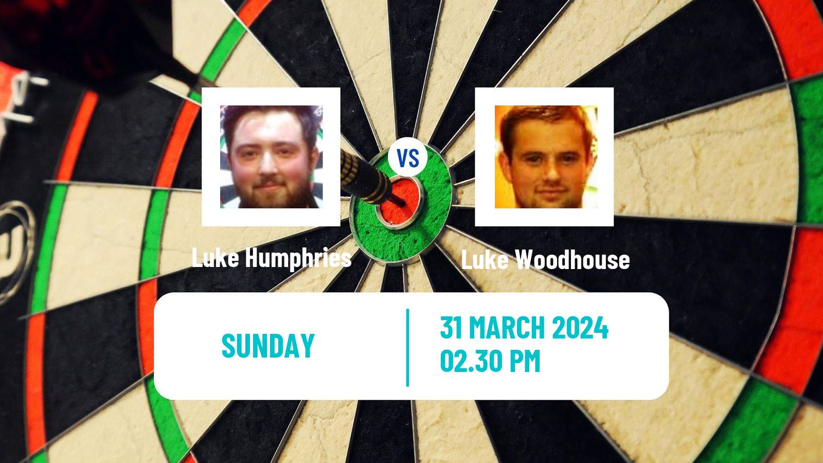 Darts European Tour 2 Luke Humphries - Luke Woodhouse