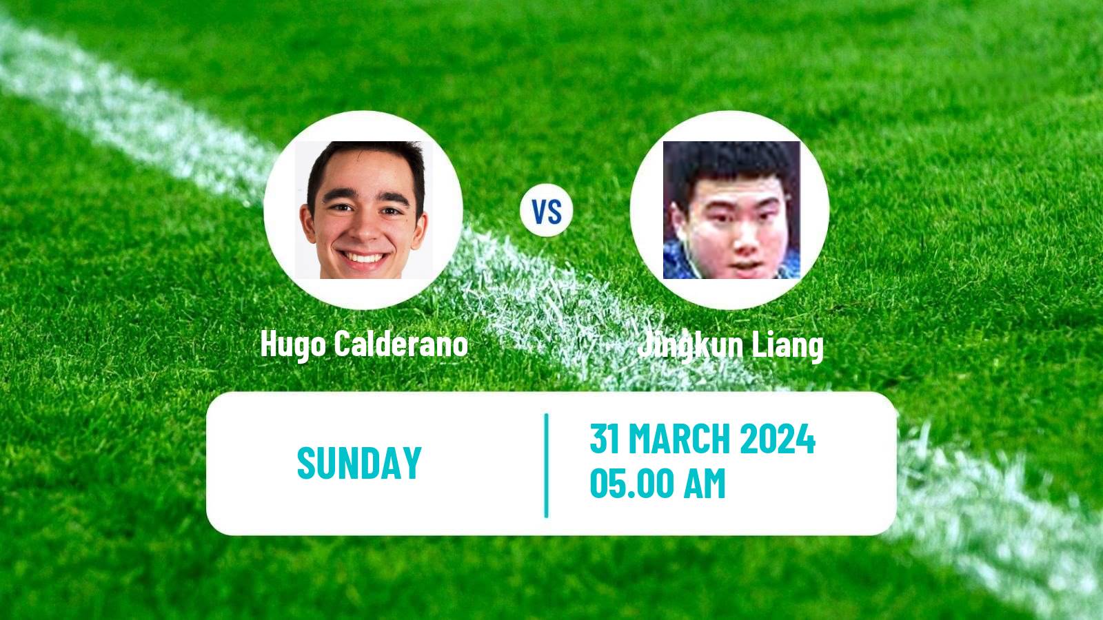 Table tennis Wtt Champions Incheon Men Hugo Calderano - Jingkun Liang