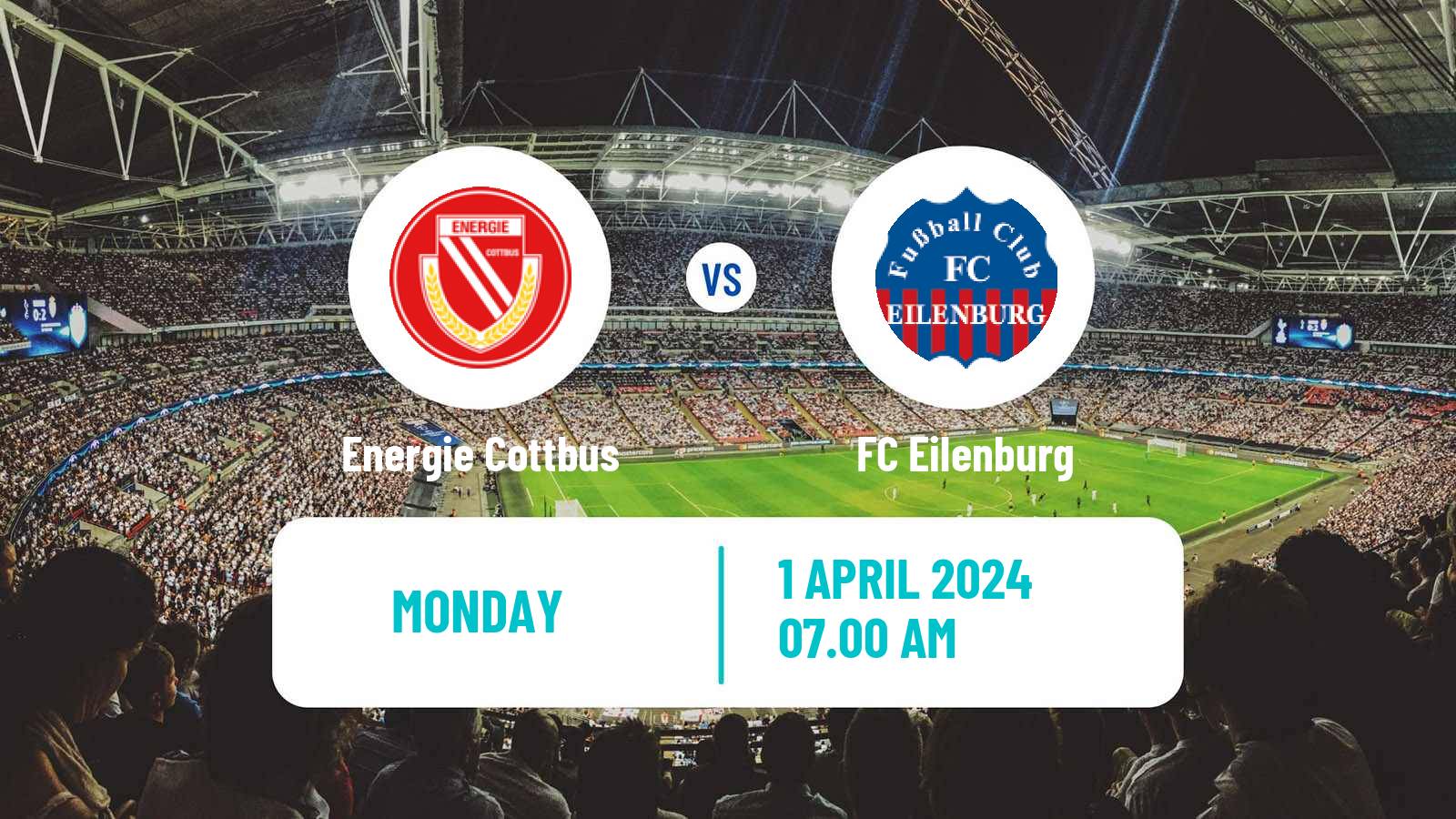 Soccer German Regionalliga Nordost Energie Cottbus - Eilenburg