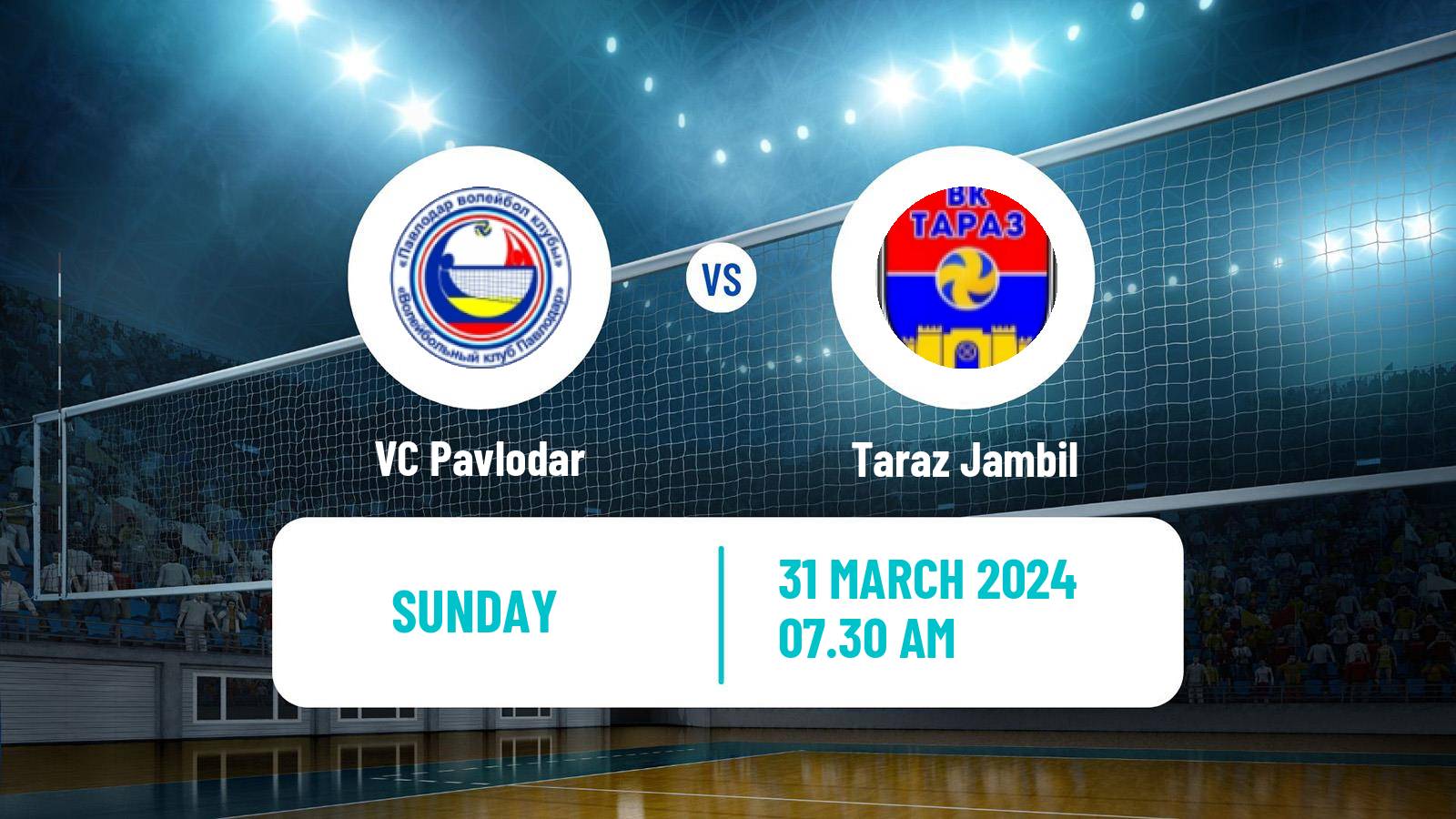 Volleyball Kazakh National League Volleyball Pavlodar - Taraz Jambil