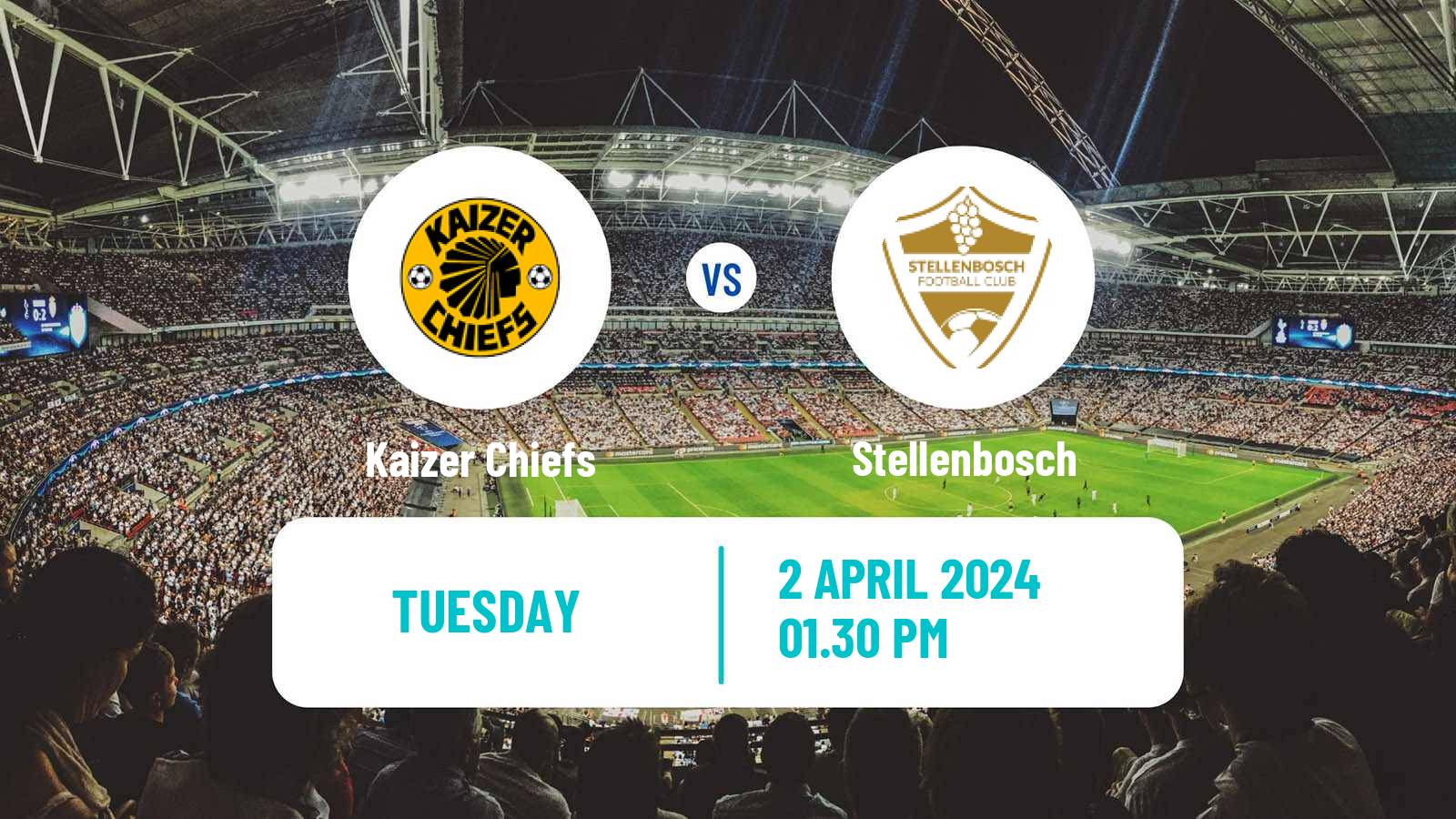 Soccer South African Premier Soccer League Kaizer Chiefs - Stellenbosch