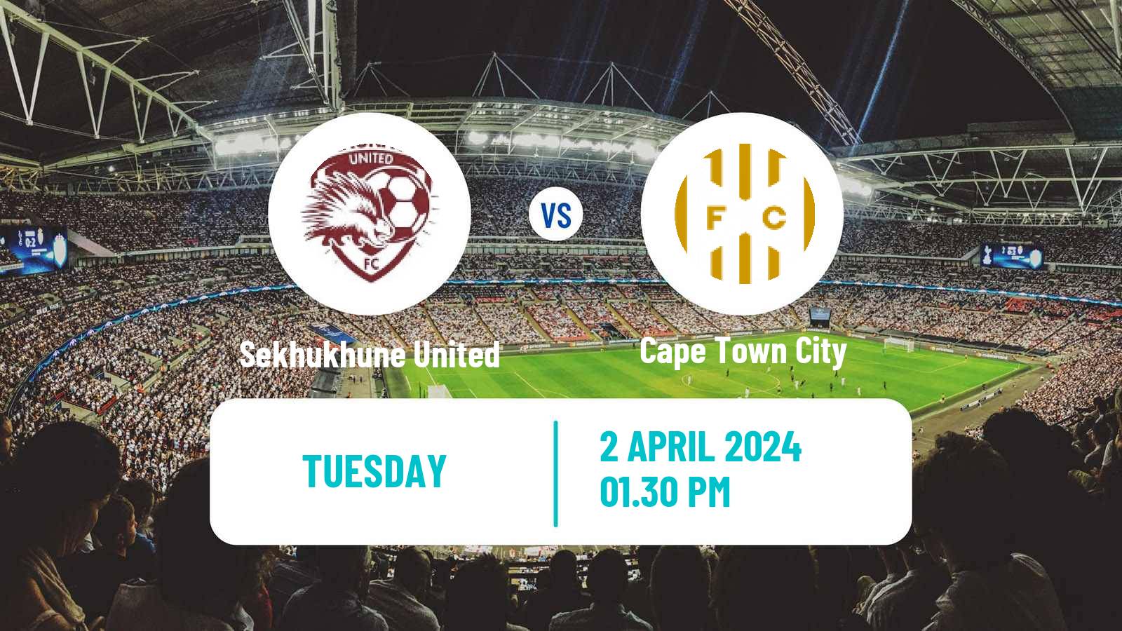 Soccer South African Premier Soccer League Sekhukhune United - Cape Town City