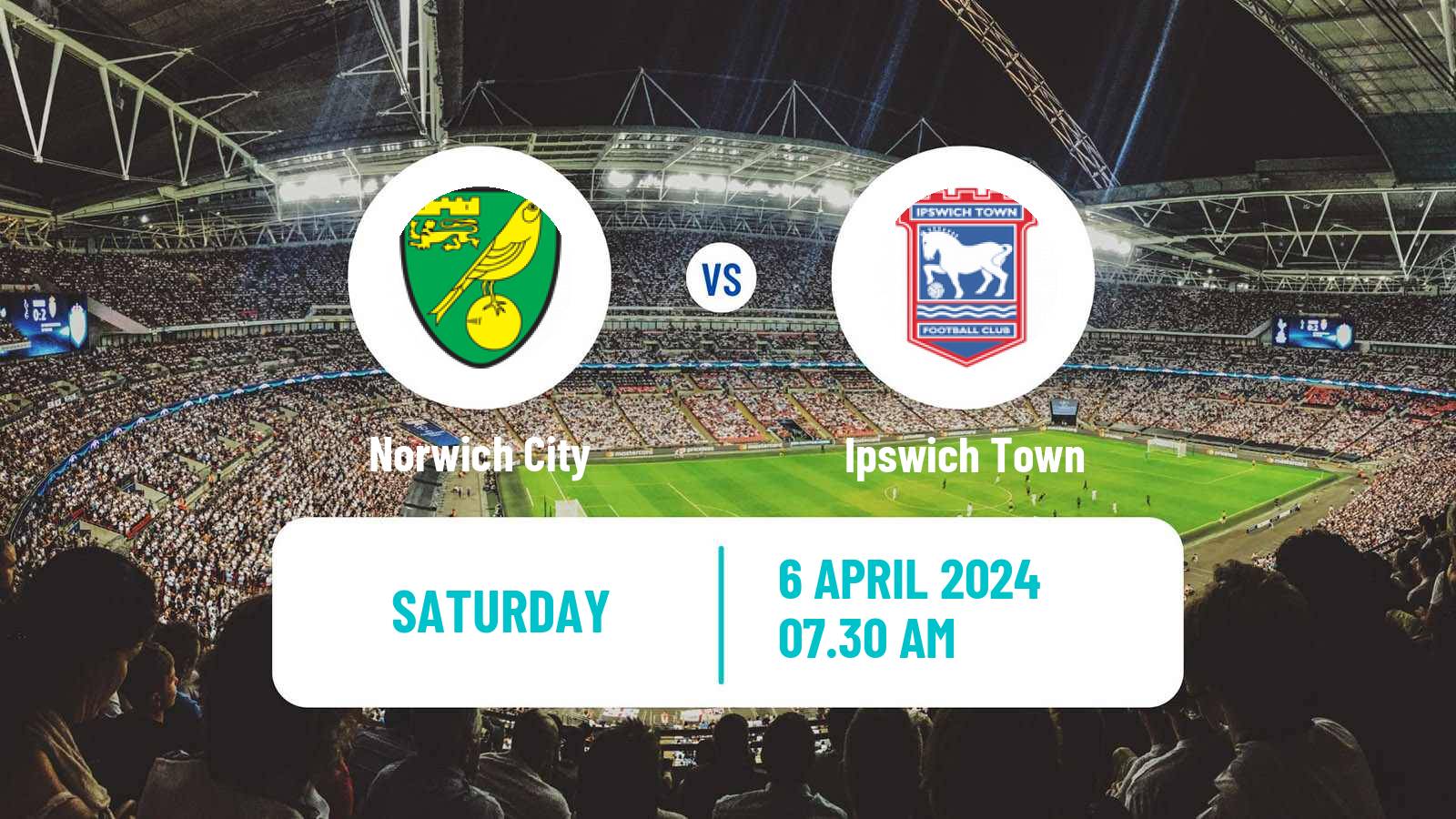 Soccer English League Championship Norwich City - Ipswich Town