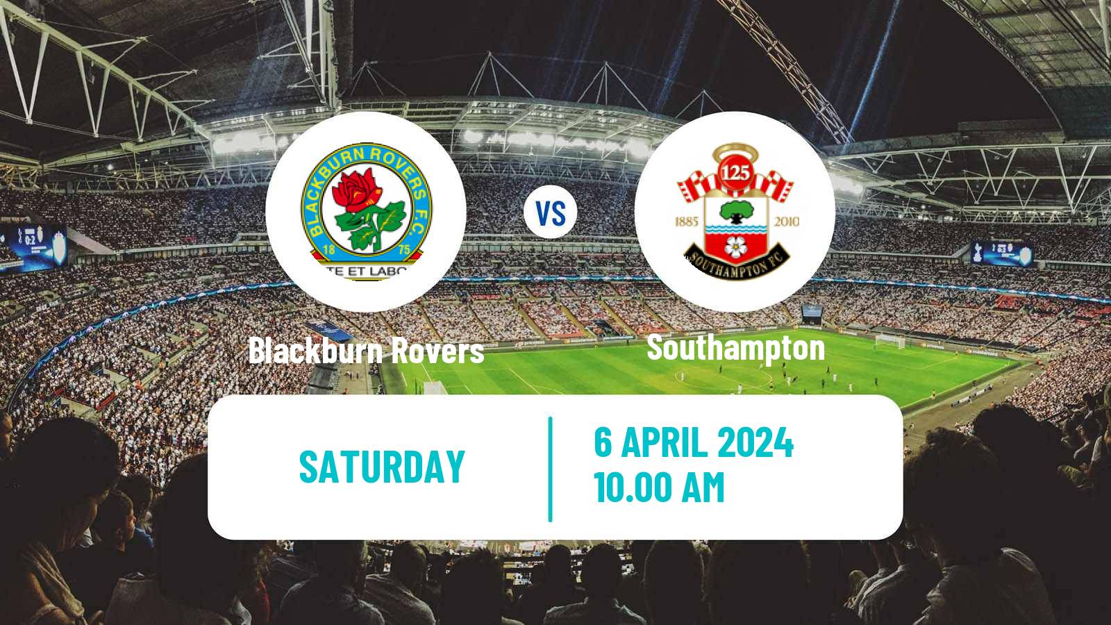 Soccer English League Championship Blackburn Rovers - Southampton