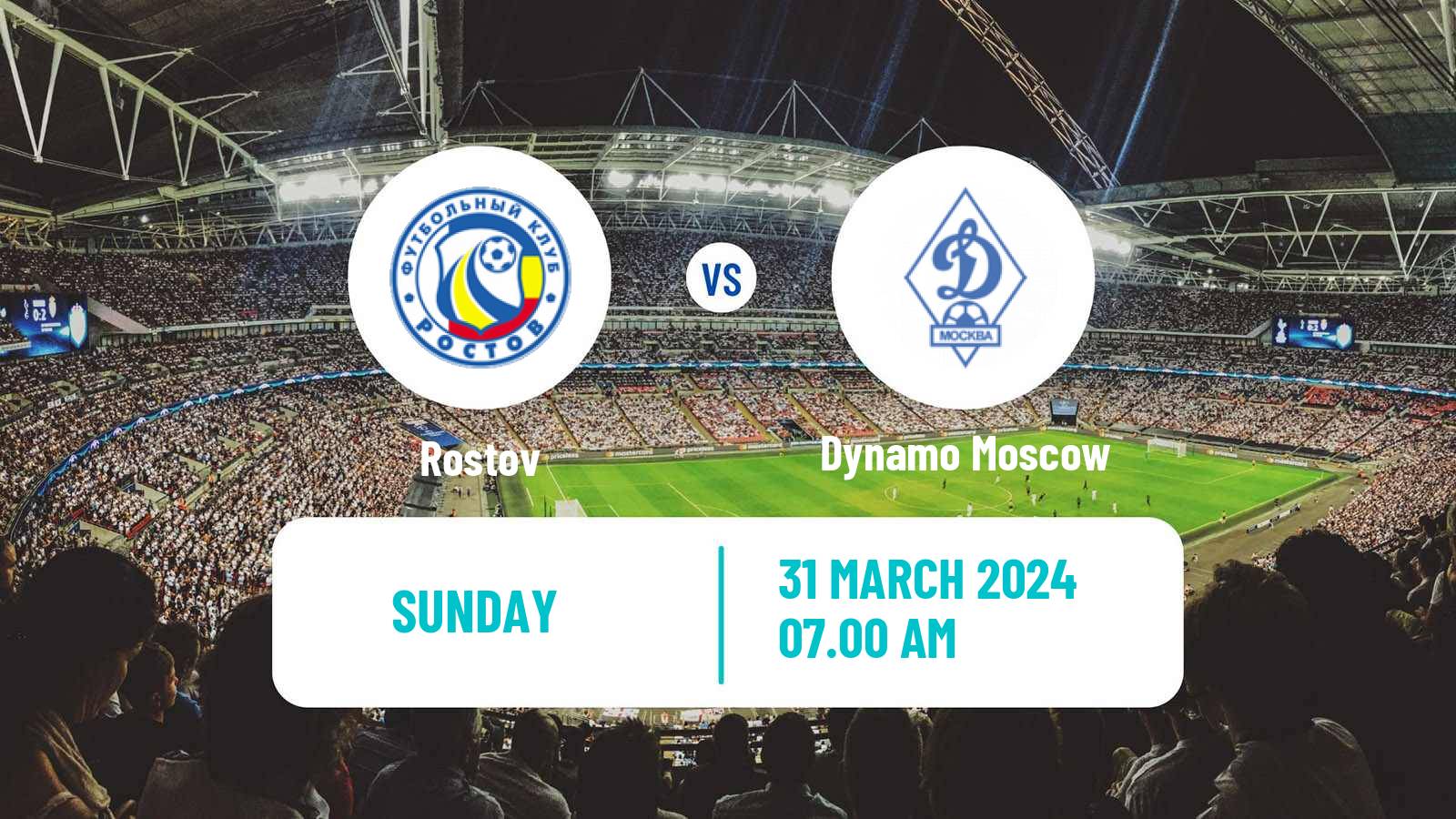 Soccer Russian Supreme Division Women Rostov - Dynamo Moscow
