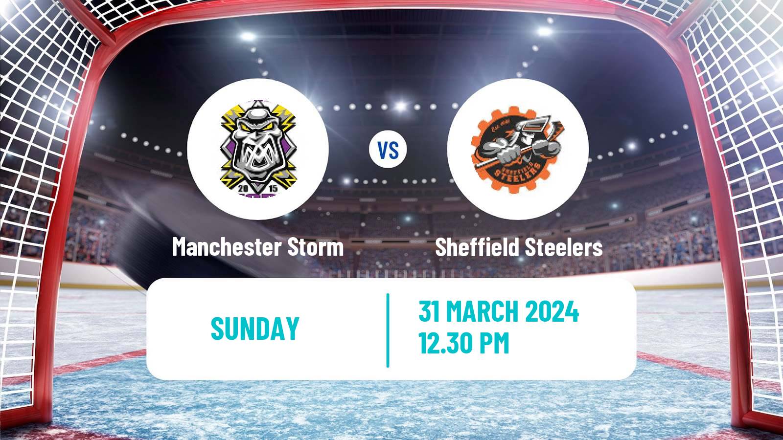 Hockey United Kingdom Elite League Manchester Storm - Sheffield Steelers