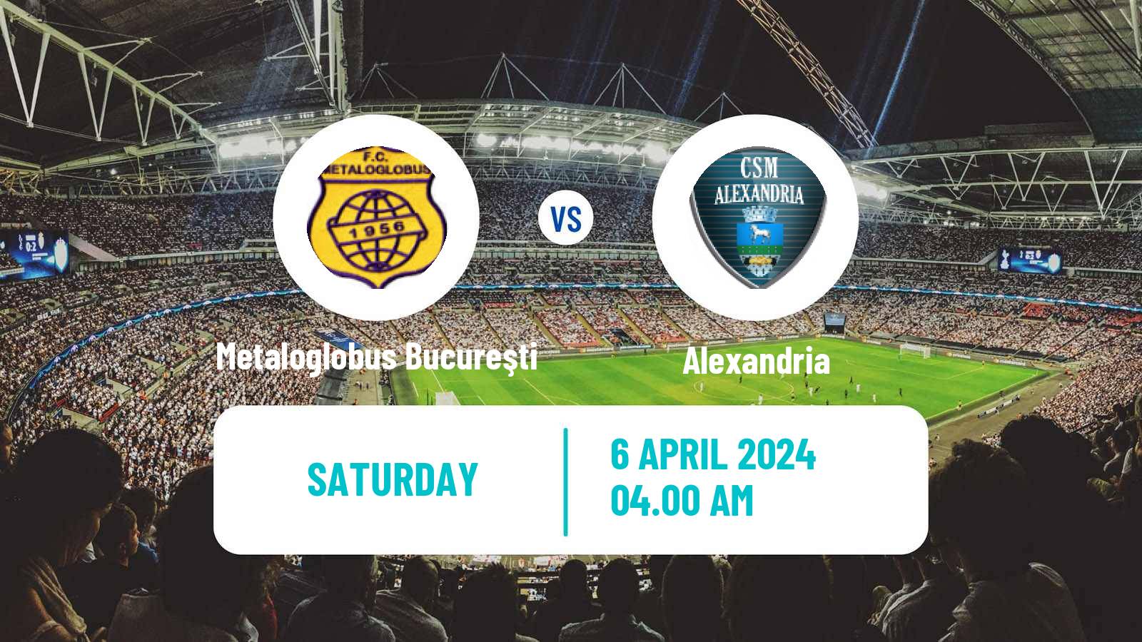 Soccer Romanian Division 2 Metaloglobus Bucureşti - Alexandria