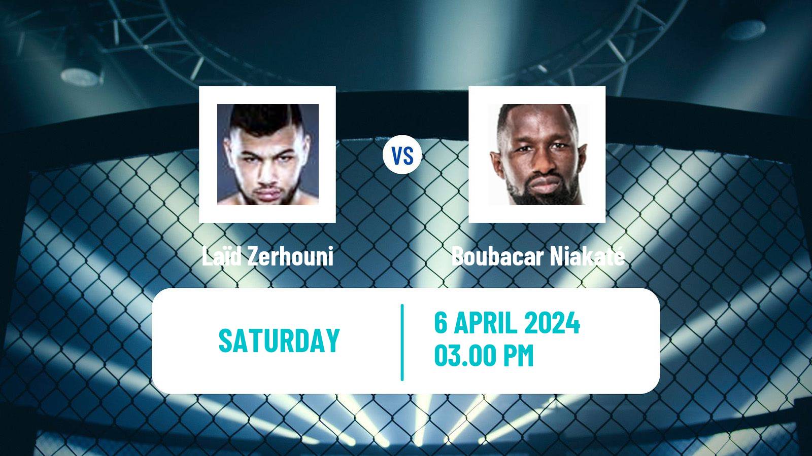 MMA Middleweight Ksw Men Laïd Zerhouni - Boubacar Niakaté