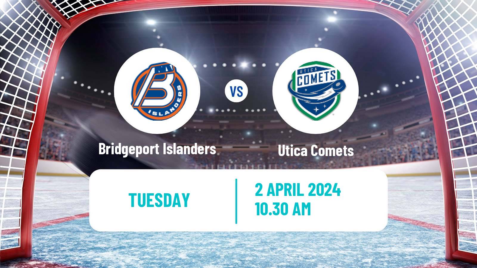 Hockey AHL Bridgeport Islanders - Utica Comets