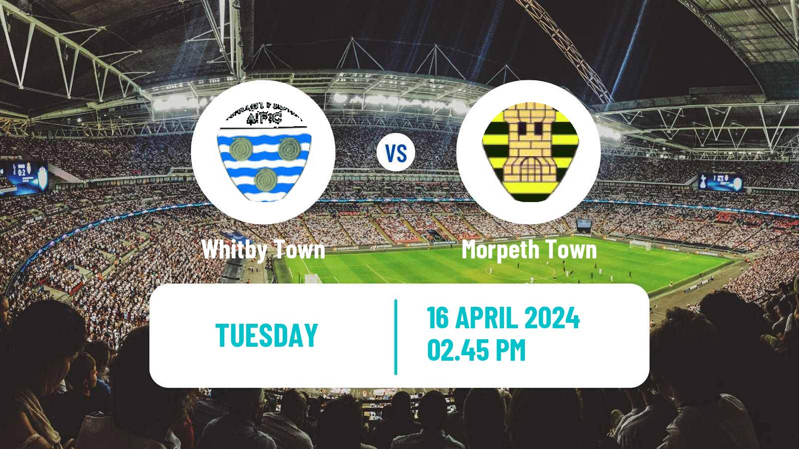 Soccer English NPL Premier Division Whitby Town - Morpeth Town
