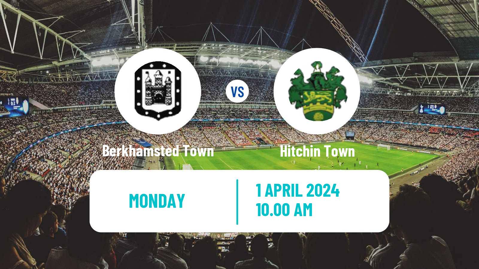 Soccer English Southern League Central Division Berkhamsted Town - Hitchin Town