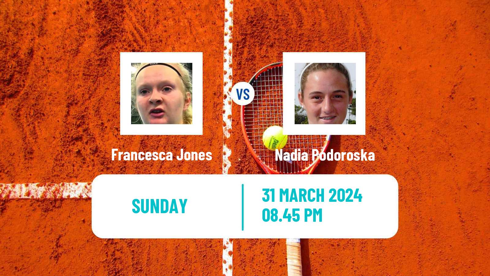 Tennis San Luis Potosi Challenger Women Francesca Jones - Nadia Podoroska
