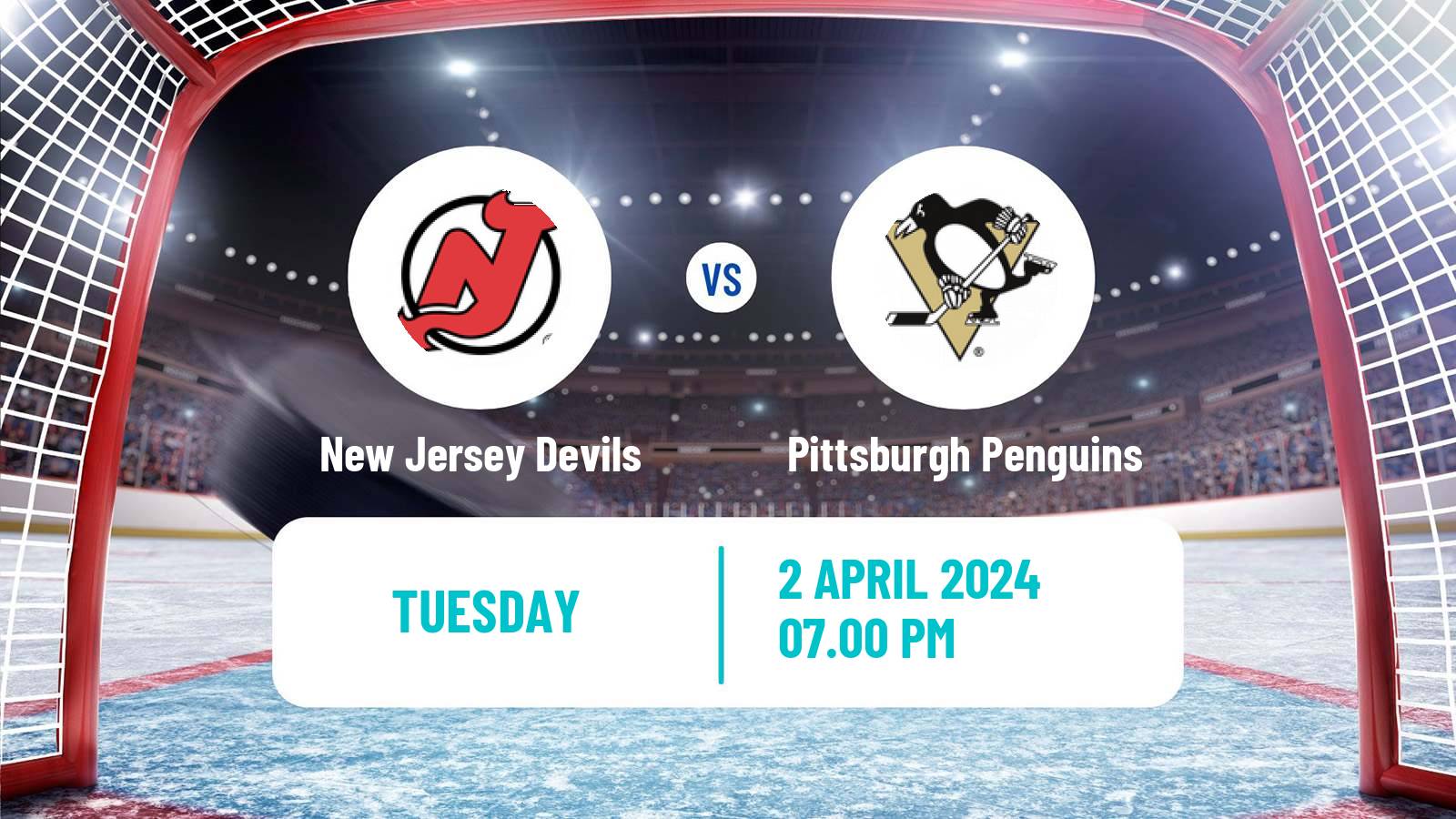 Hockey NHL New Jersey Devils - Pittsburgh Penguins
