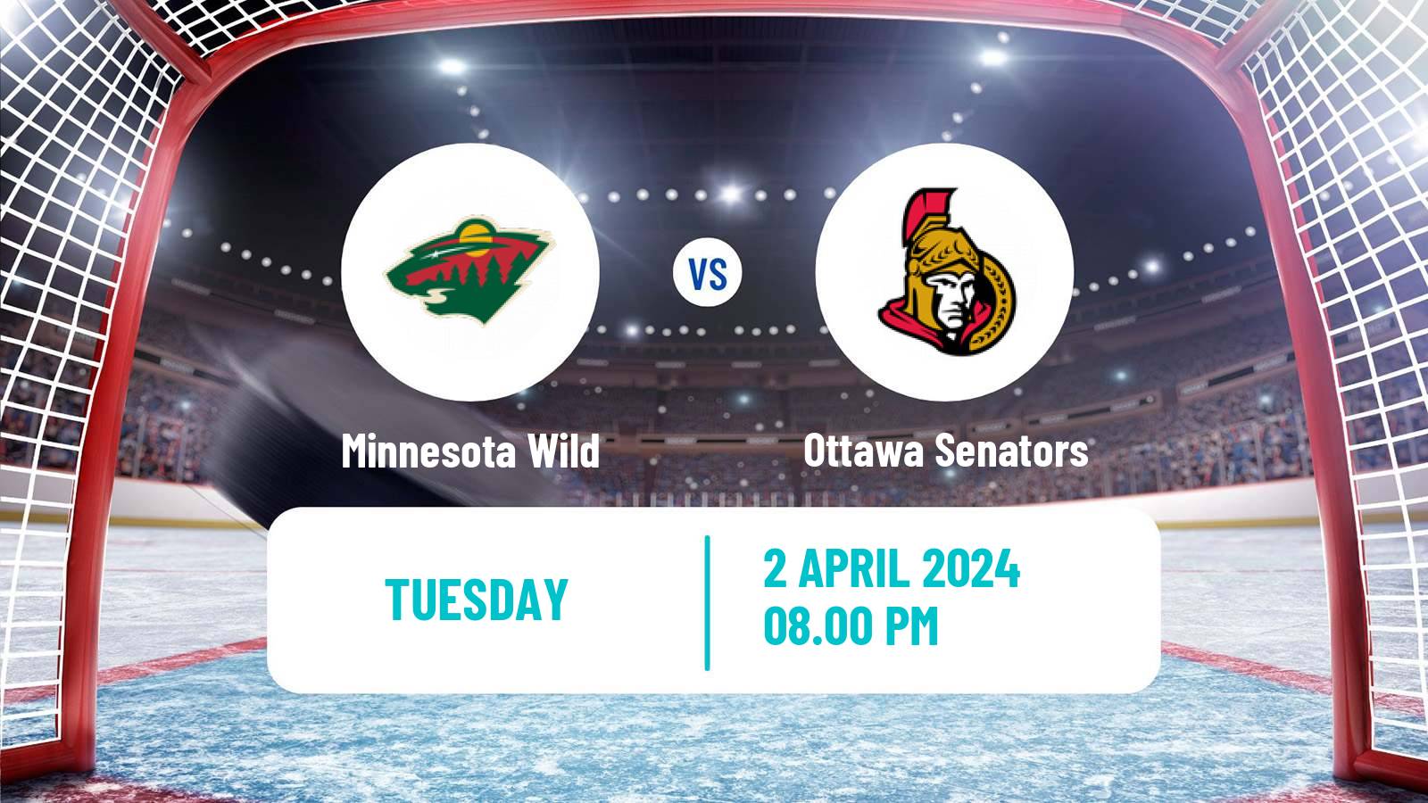 Hockey NHL Minnesota Wild - Ottawa Senators