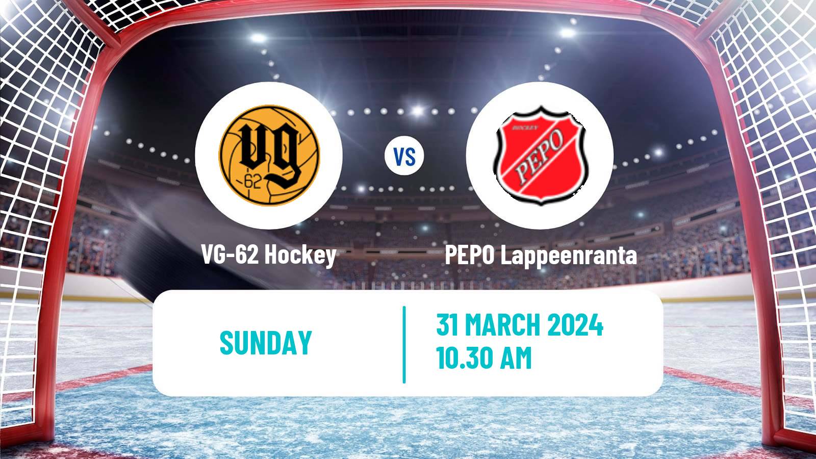 Hockey Finnish Suomi-sarja VG-62 - PEPO Lappeenranta