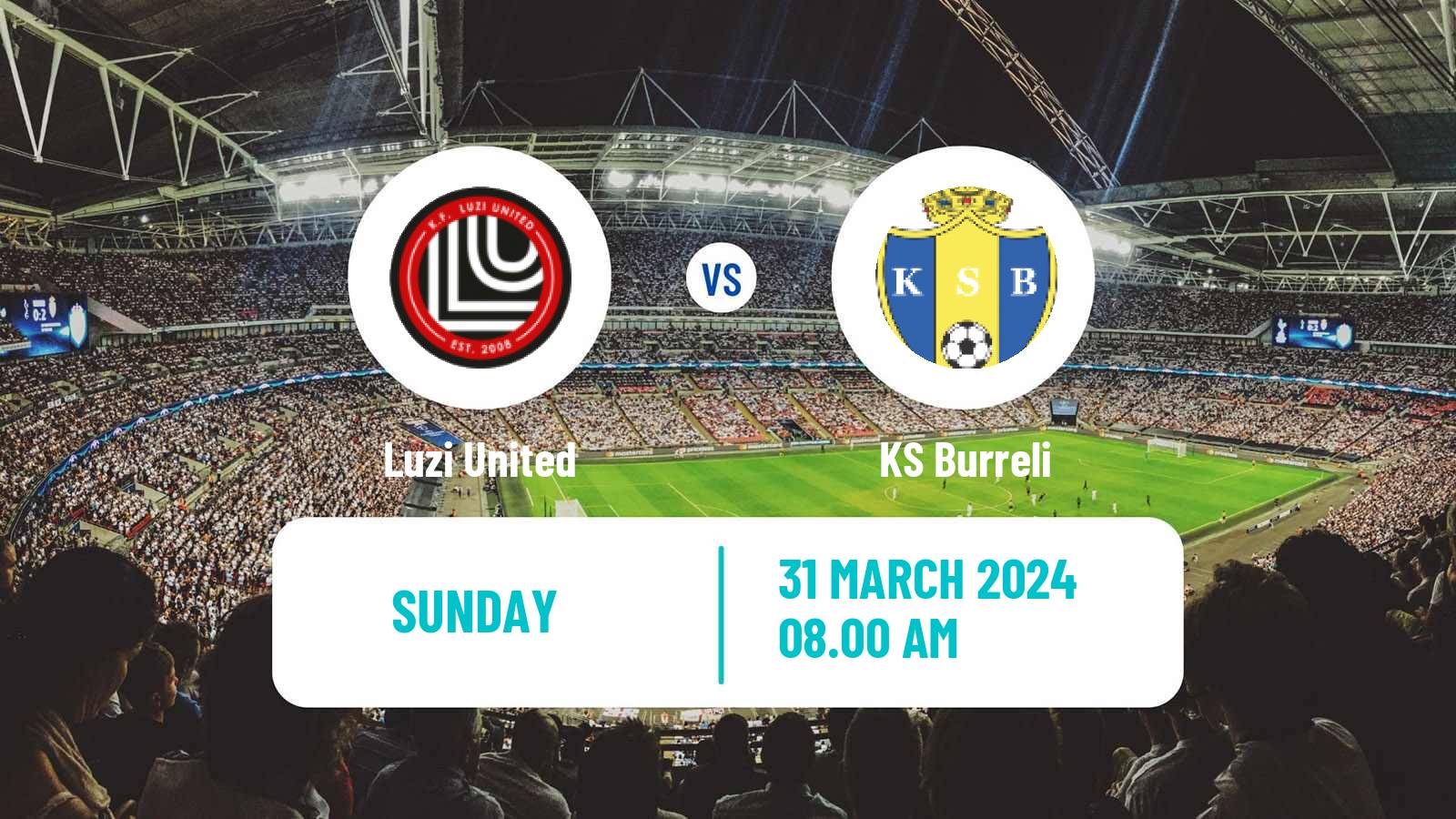 Soccer Albanian First Division Luzi United - Burreli