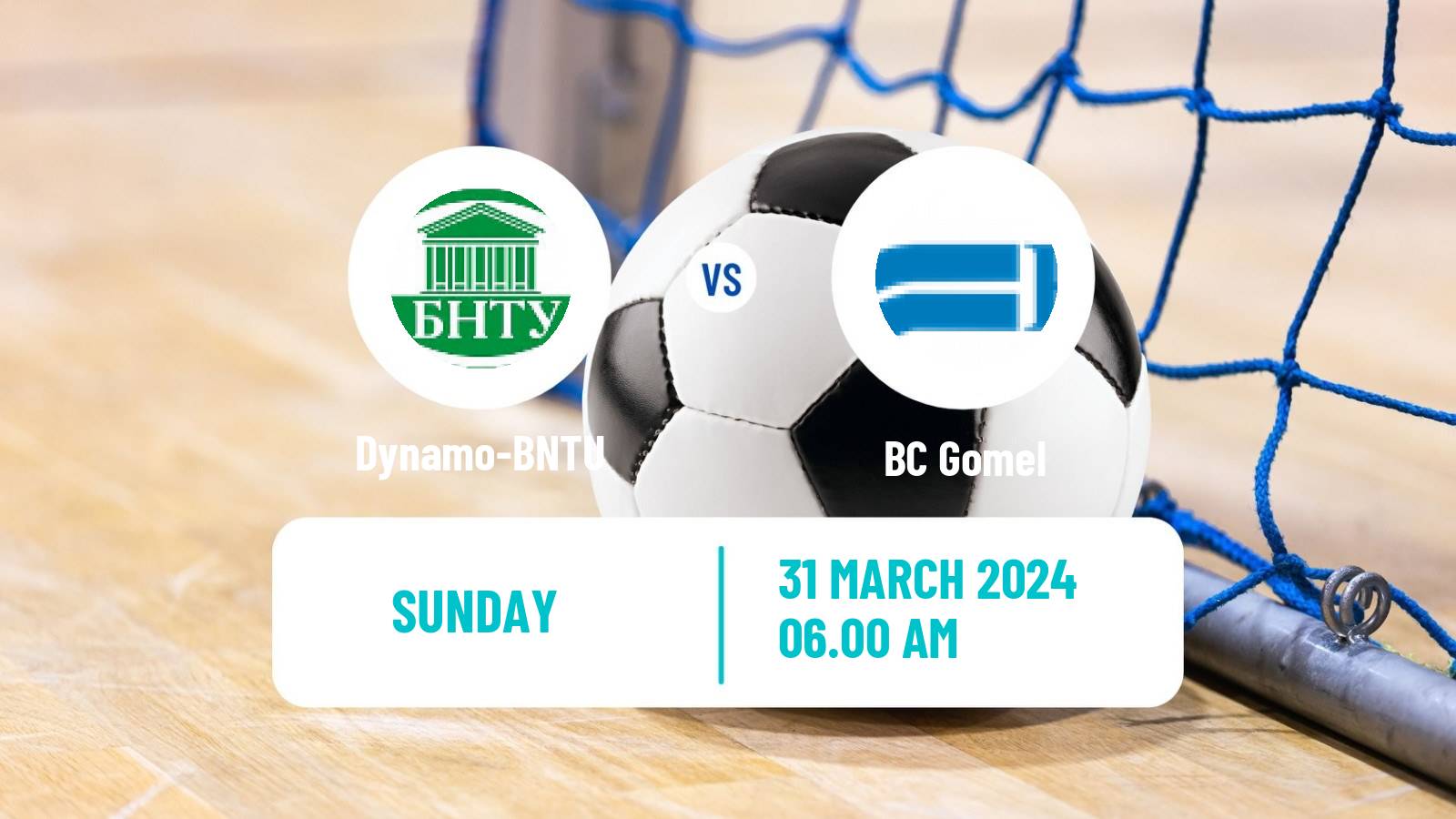 Futsal Belarusian Premier League Futsal Dynamo-BNTU - BC Gomel