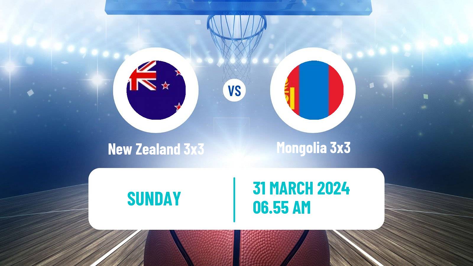 Basketball Asia Cup 3x3 New Zealand 3x3 - Mongolia 3x3