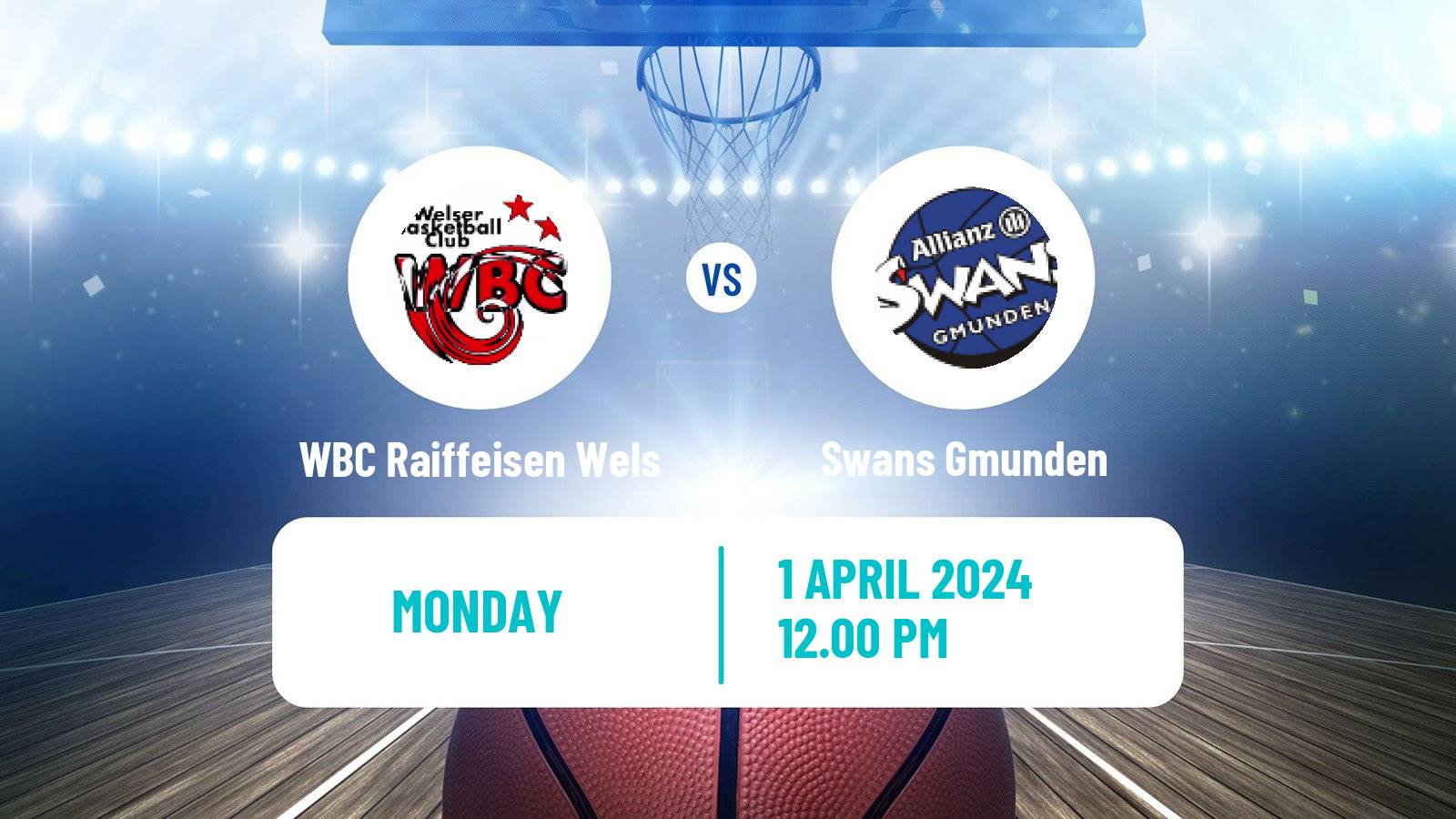 Basketball Austrian Superliga Basketball WBC Raiffeisen Wels - Swans Gmunden