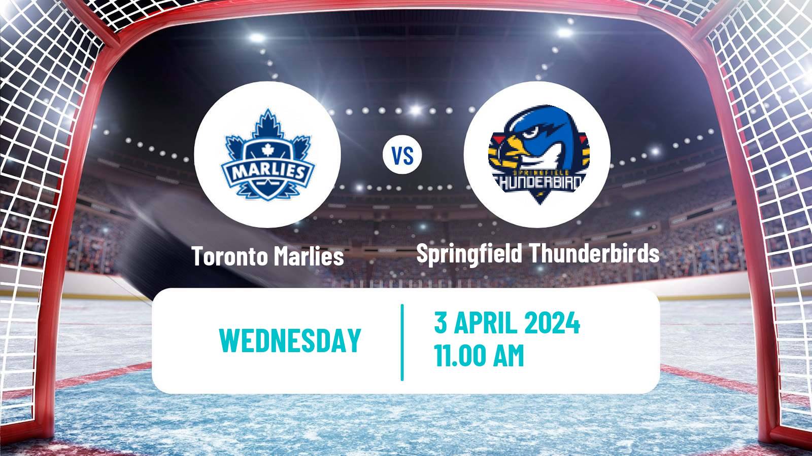 Hockey AHL Toronto Marlies - Springfield Thunderbirds