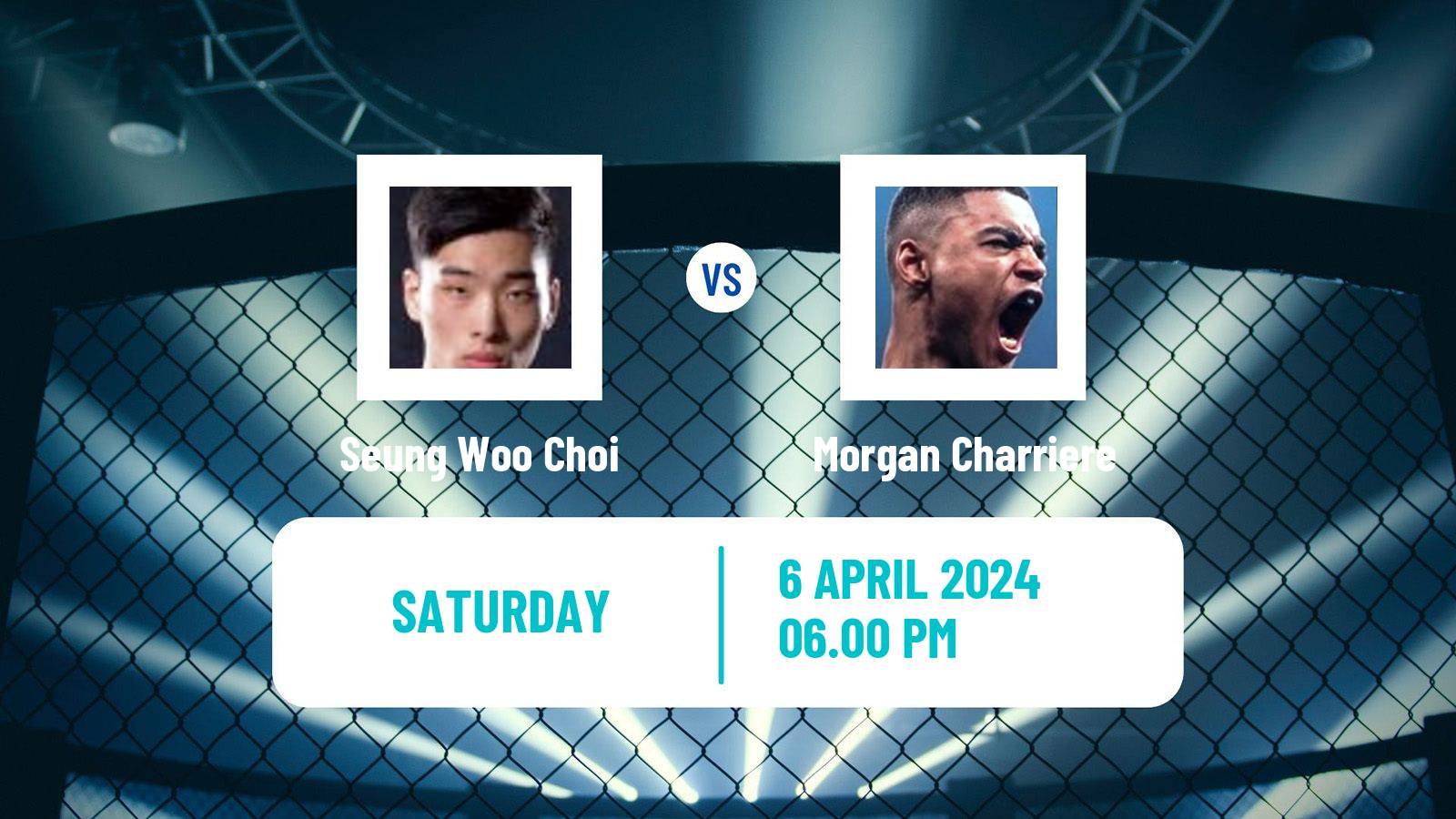 MMA Featherweight UFC Men Seung Woo Choi - Morgan Charriere