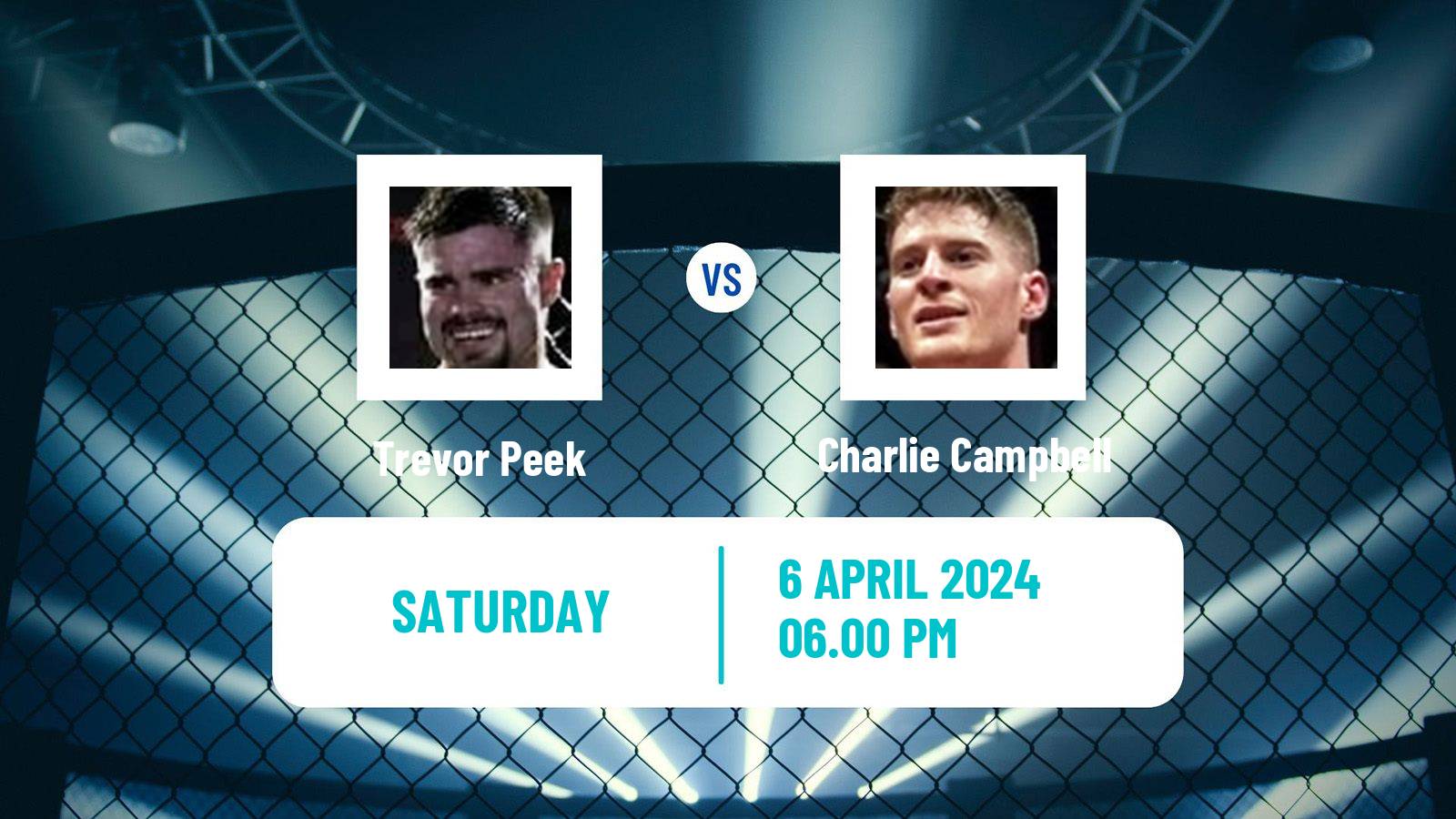 MMA Lightweight UFC Men Trevor Peek - Charlie Campbell