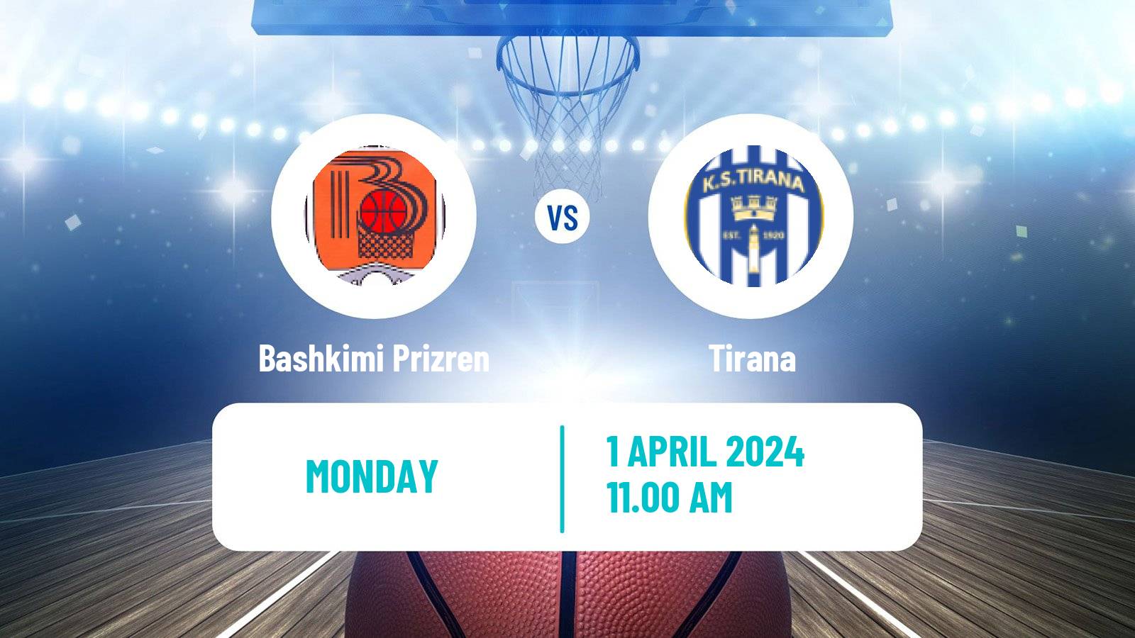 Basketball Liga Unike Basketball Women Bashkimi Prizren - Tirana