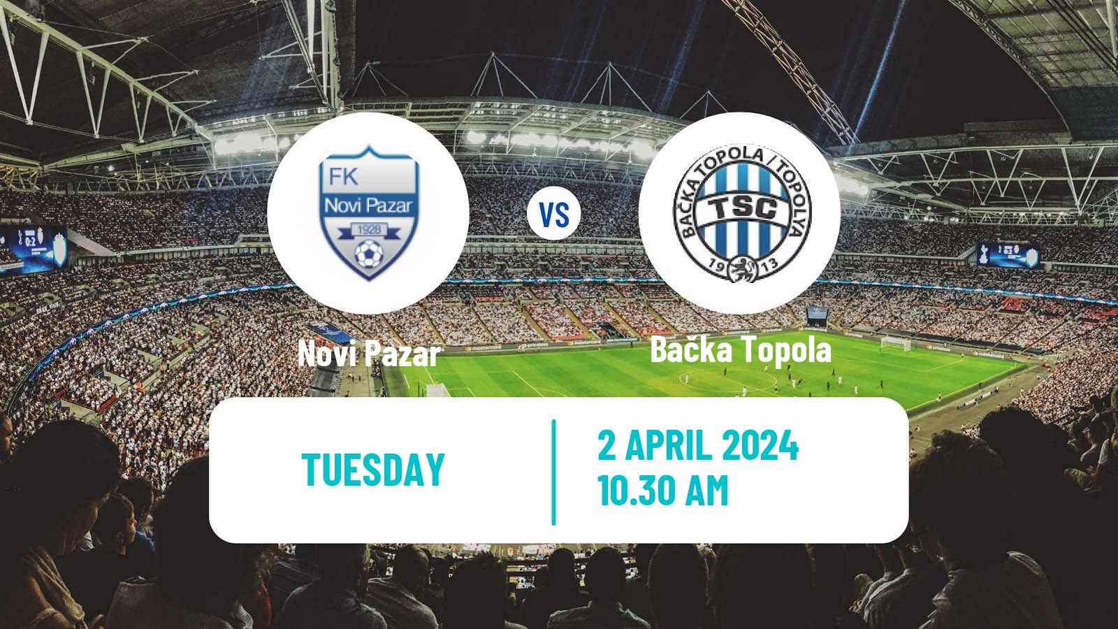 Soccer Serbian Superliga Novi Pazar - Bačka Topola