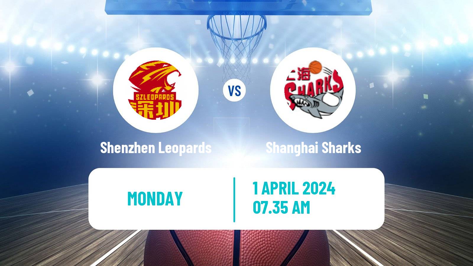 Basketball CBA Shenzhen Leopards - Shanghai Sharks