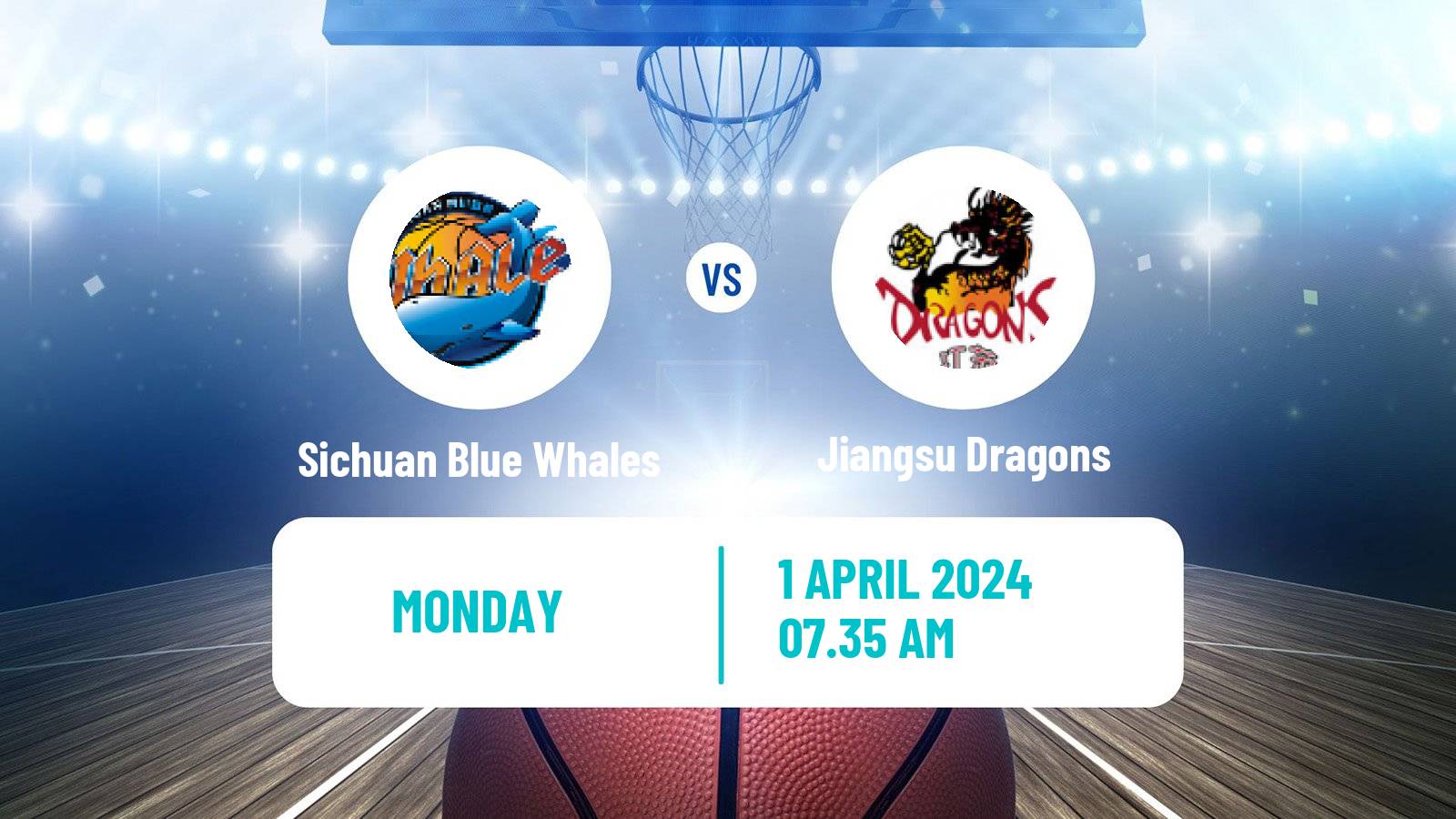 Basketball CBA Sichuan Blue Whales - Jiangsu Dragons
