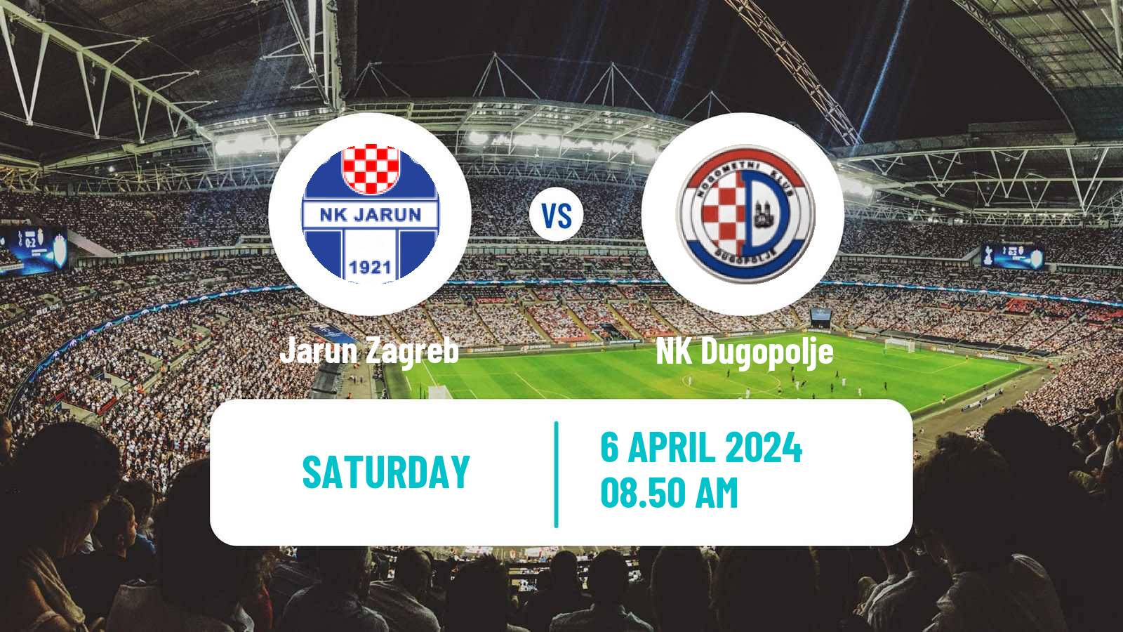 Soccer Croatian Prva NL Jarun Zagreb - Dugopolje