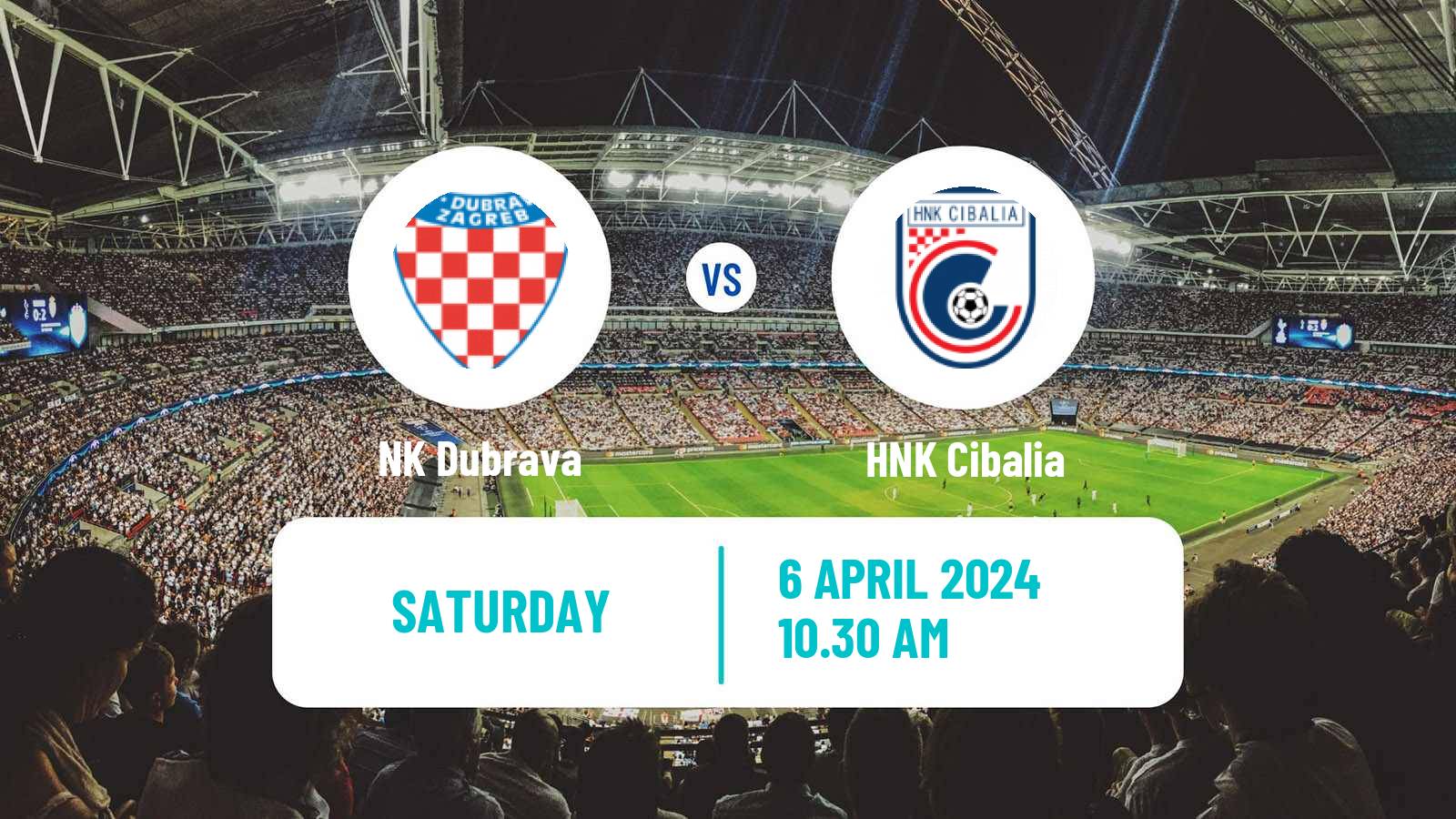 Soccer Croatian Prva NL Dubrava - Cibalia