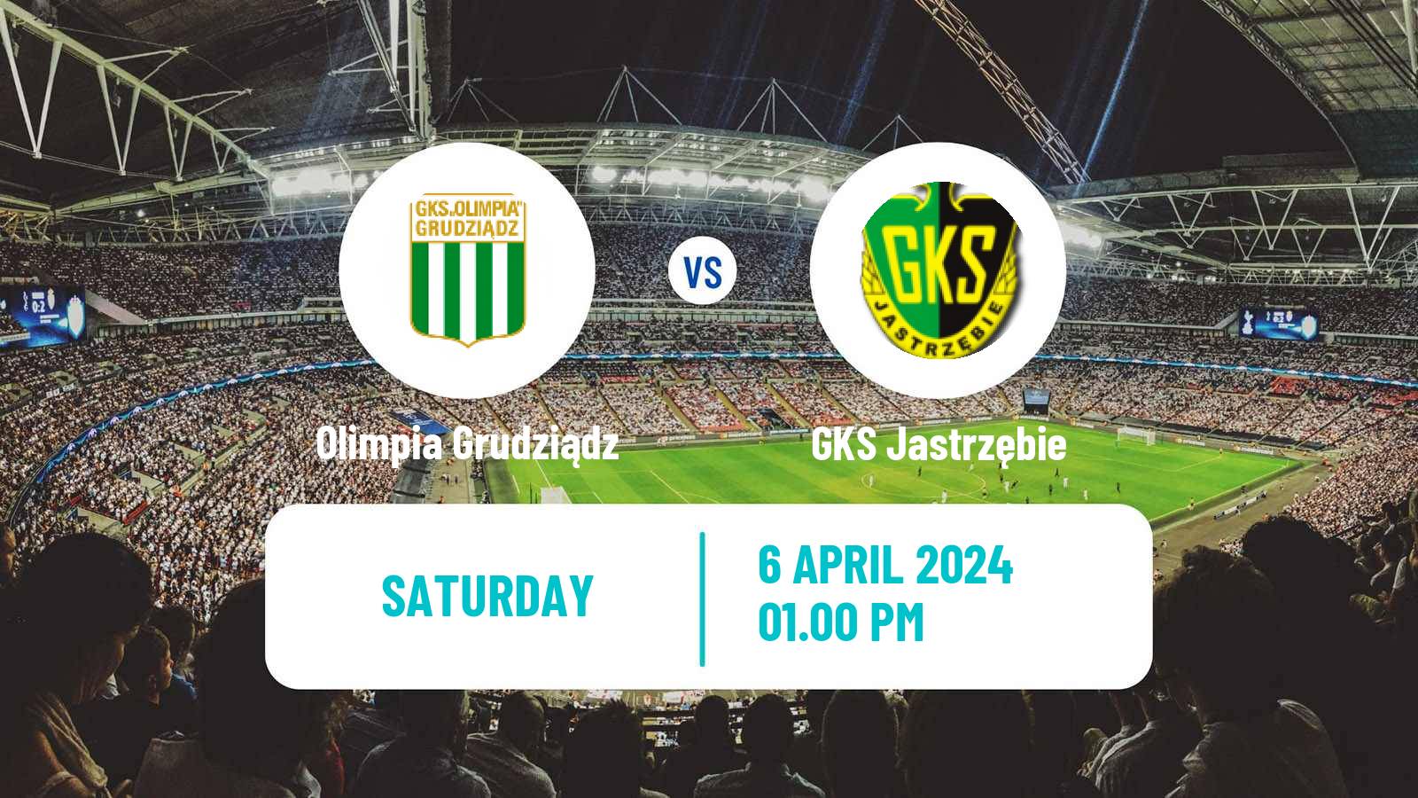 Soccer Polish Division 2 Olimpia Grudziądz - GKS Jastrzębie